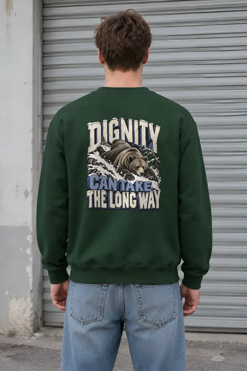 "Dignity Can Take the Long Way" Heavy Blend Unisex Crewneck Sweatshirt