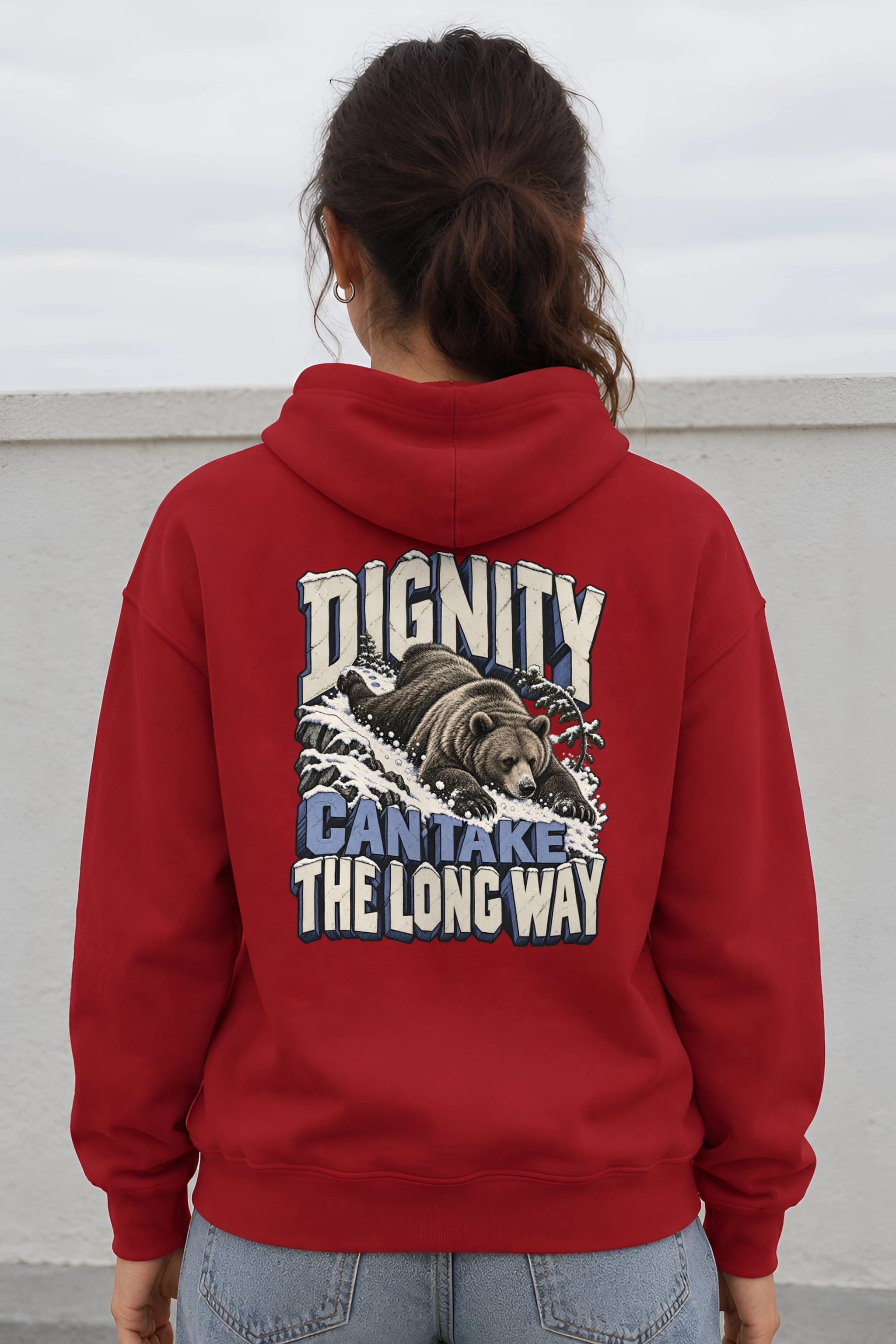 "Dignity Can Take the Long Way" Heavy Blend Unisex Pullover Hoodie