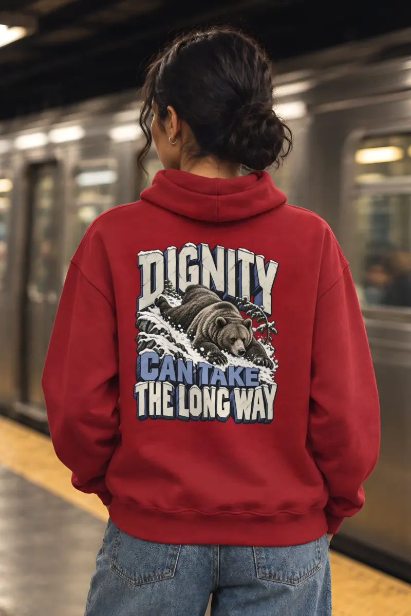 "Dignity Can Take the Long Way" Heavy Blend Unisex Pullover Hoodie