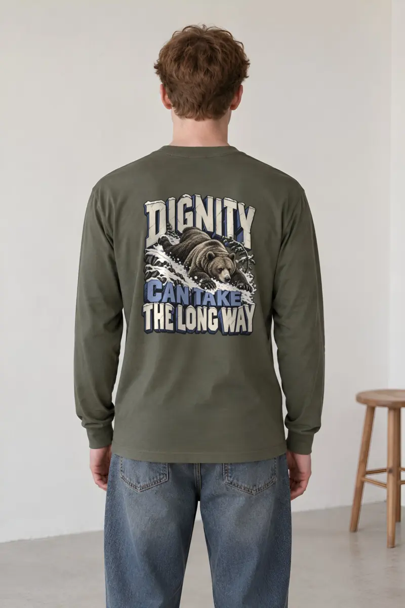 “Dignity Can Take the Long Way” Unisex Longsleeve T-shirt
