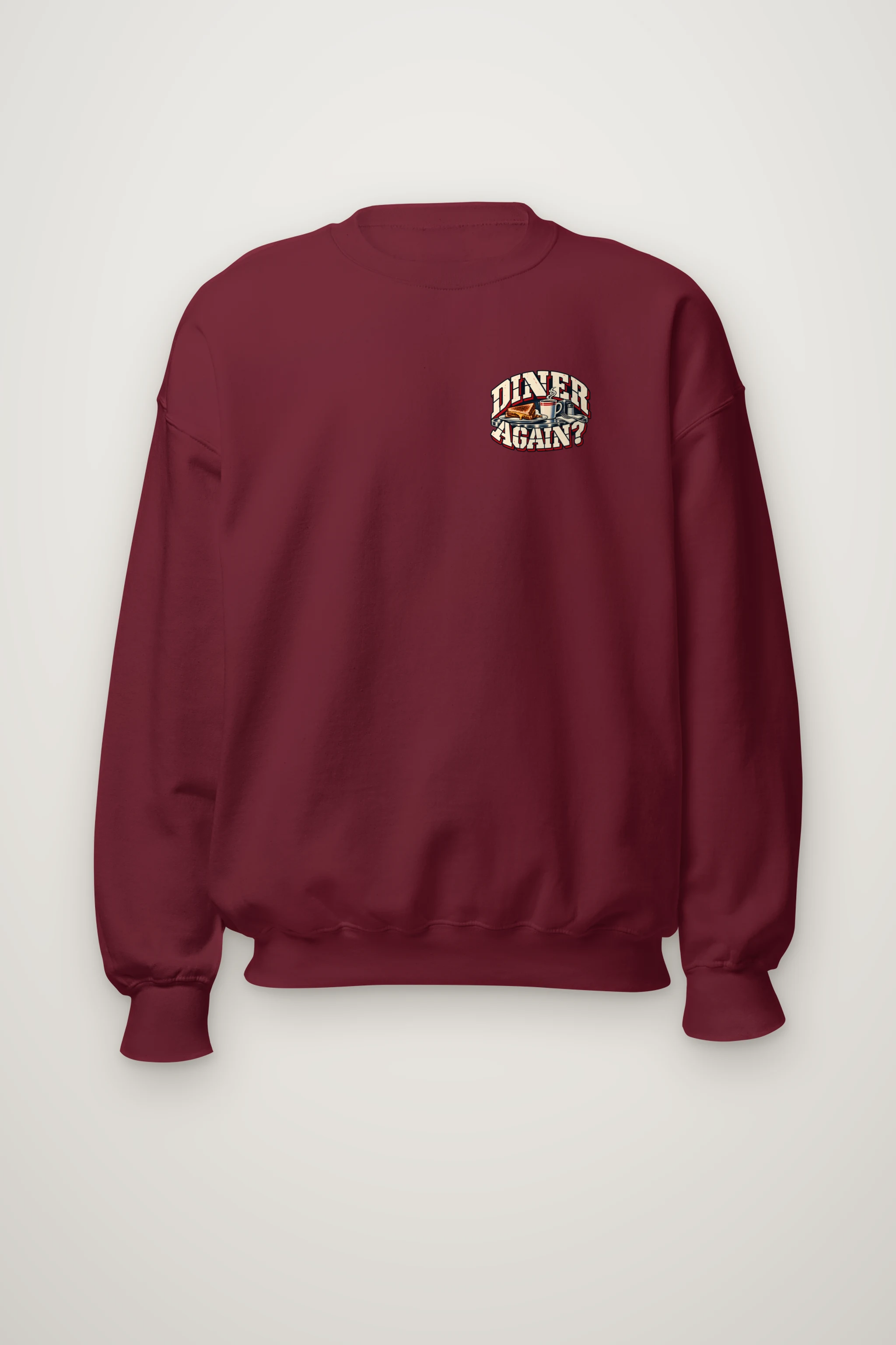 "Diner Again? Counter Stool" Heavy Blend Unisex Crewneck Sweatshirt