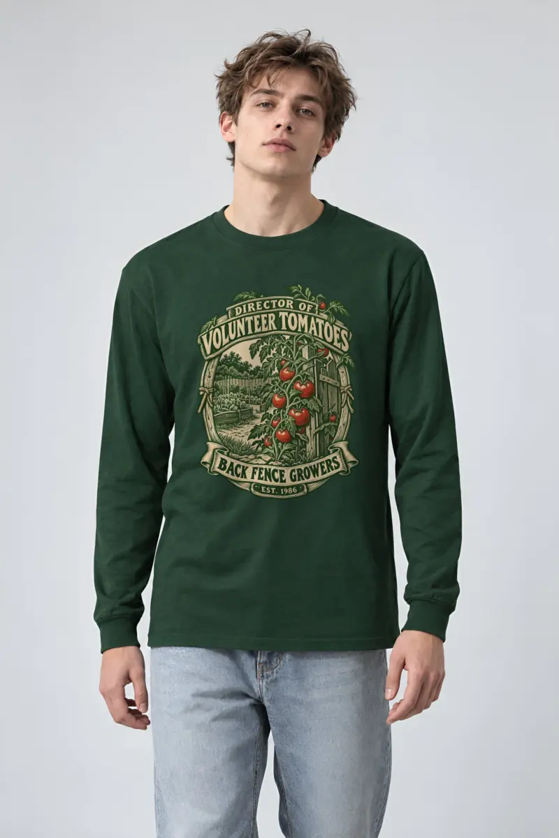 "Director of Volunteer Tomatoes" Unisex Longsleeve T-shirt
