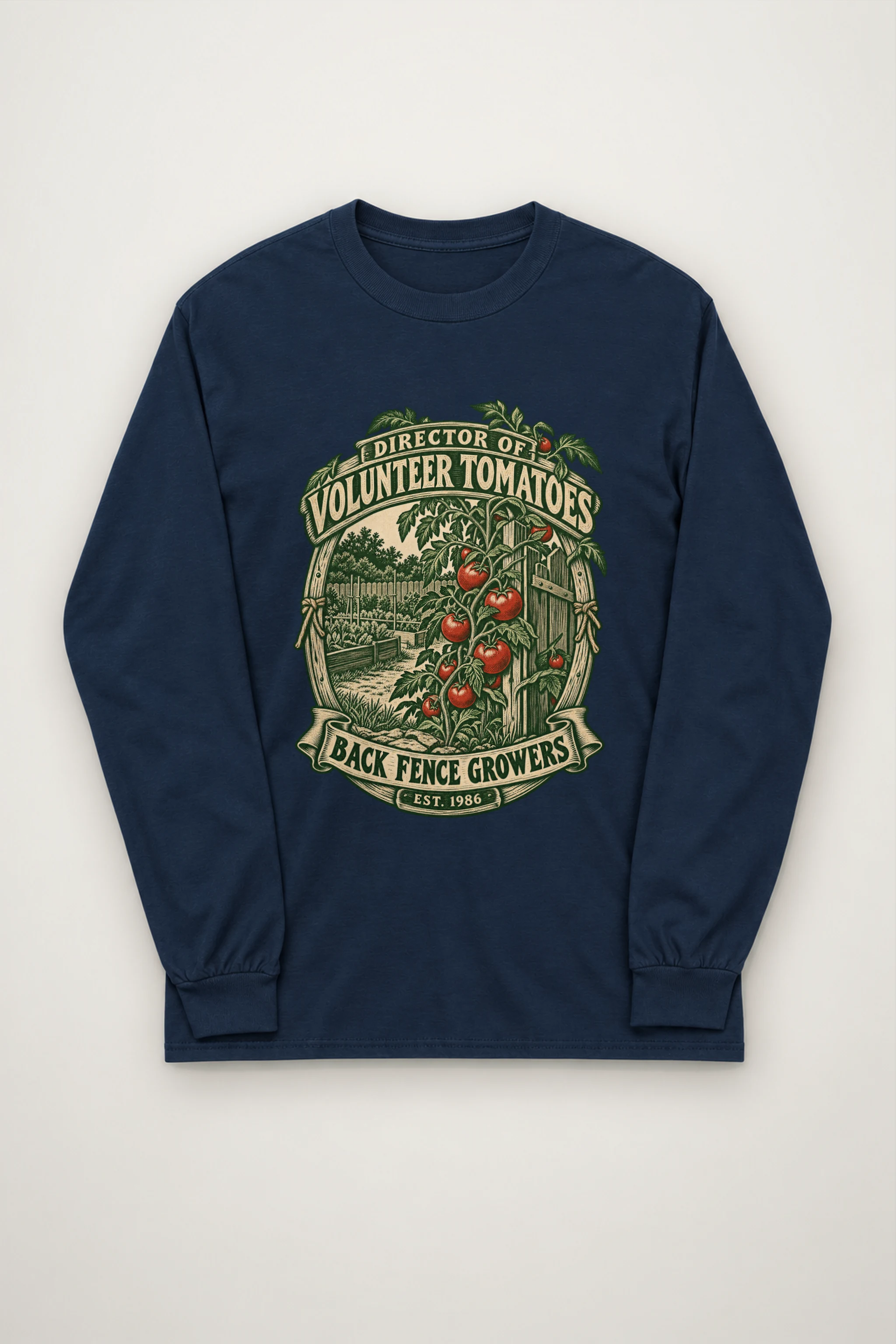 "Director of Volunteer Tomatoes" Unisex Longsleeve T-shirt