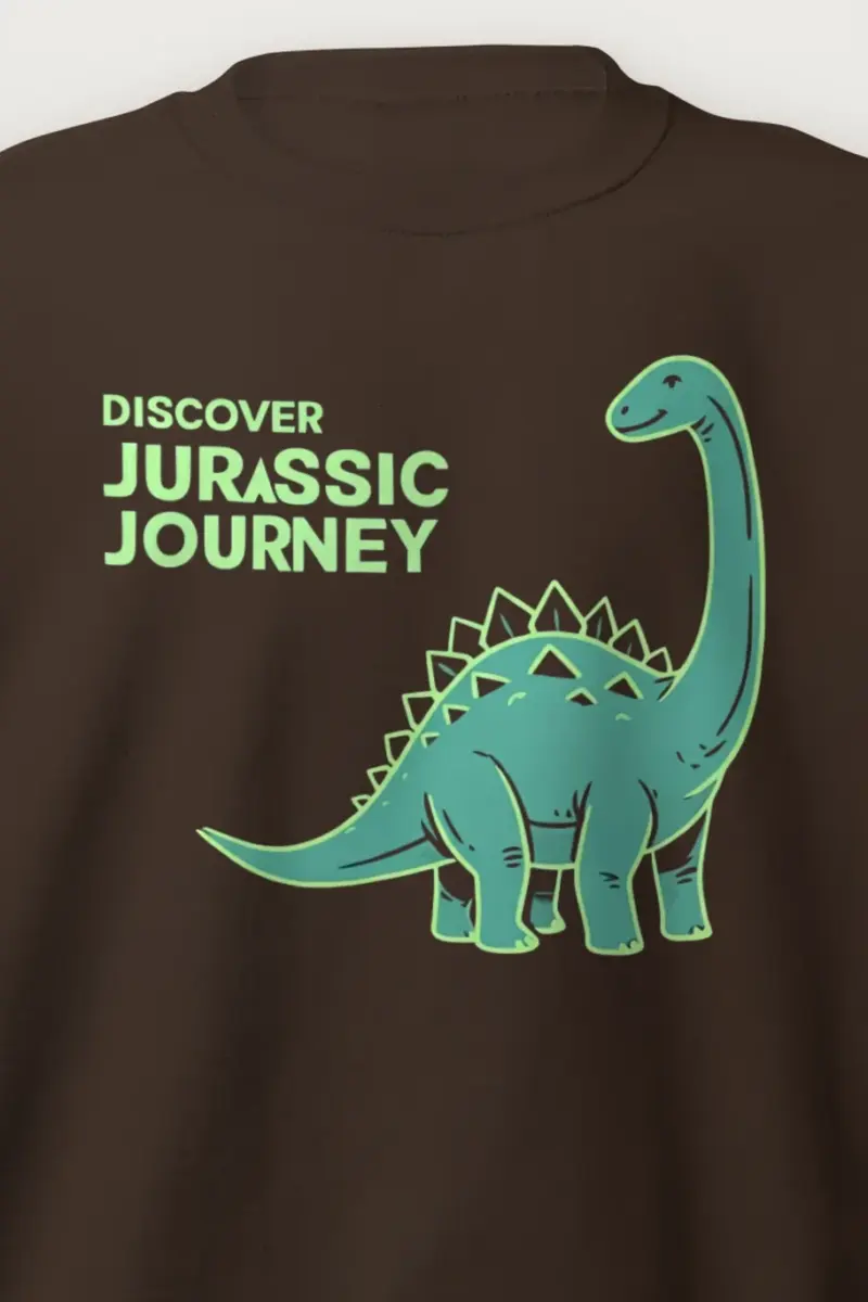 "Discover Jurassic Journey" Heavy Blend Unisex Crewneck Sweatshirt