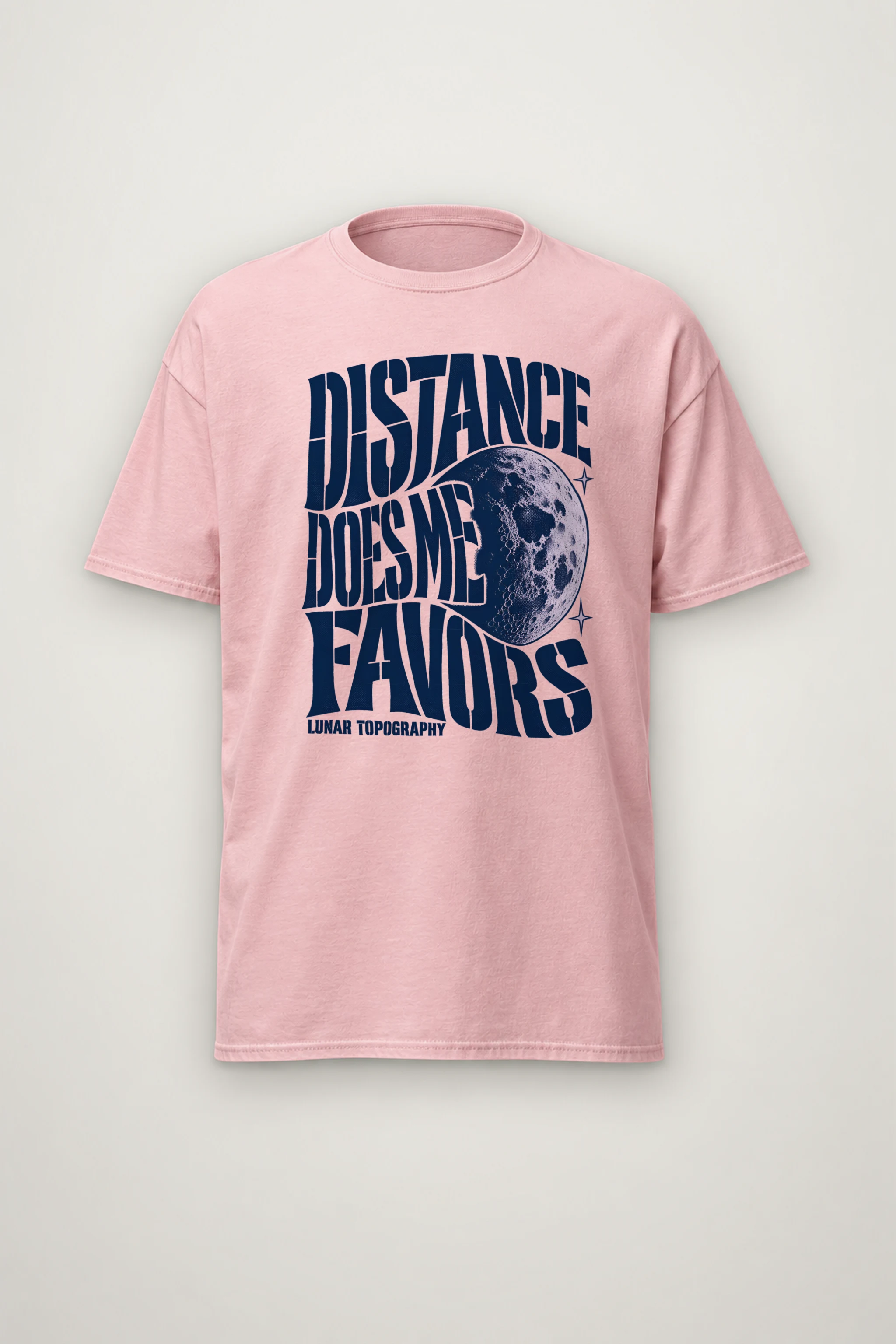 "Distance Does Me Favors" Heavyweight Unisex Crewneck T-shirt