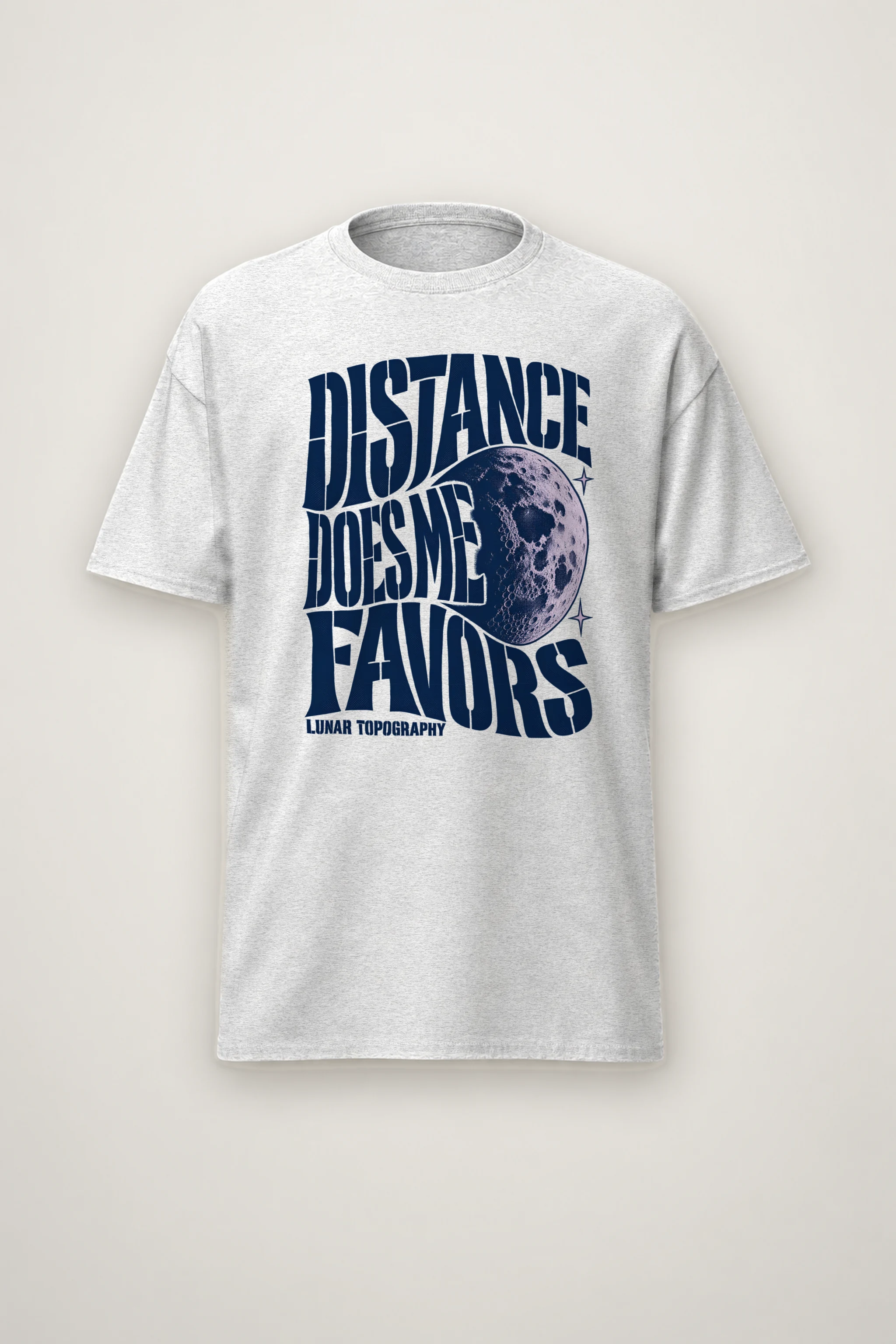"Distance Does Me Favors" Heavyweight Unisex Crewneck T-shirt