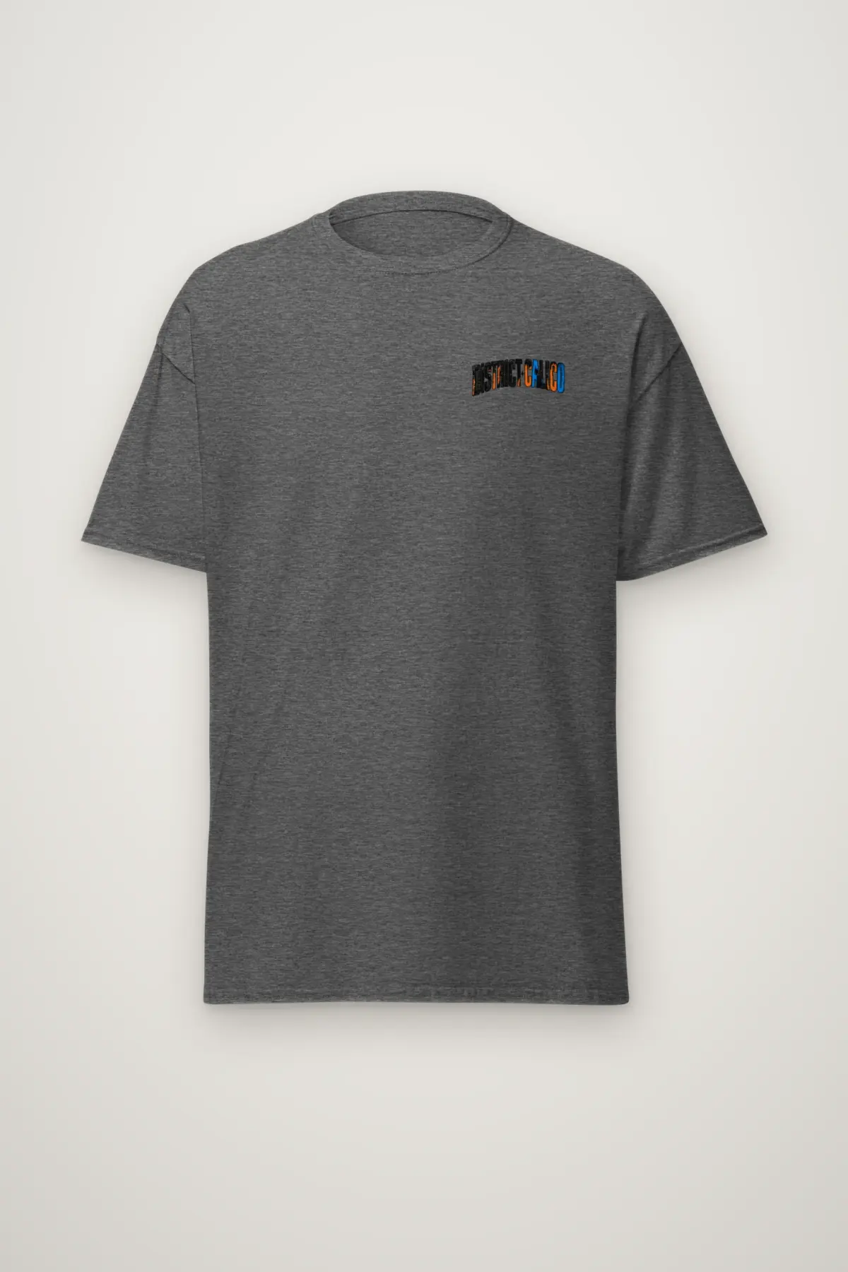 "District Calico" Heavyweight Unisex Crewneck T-shirt