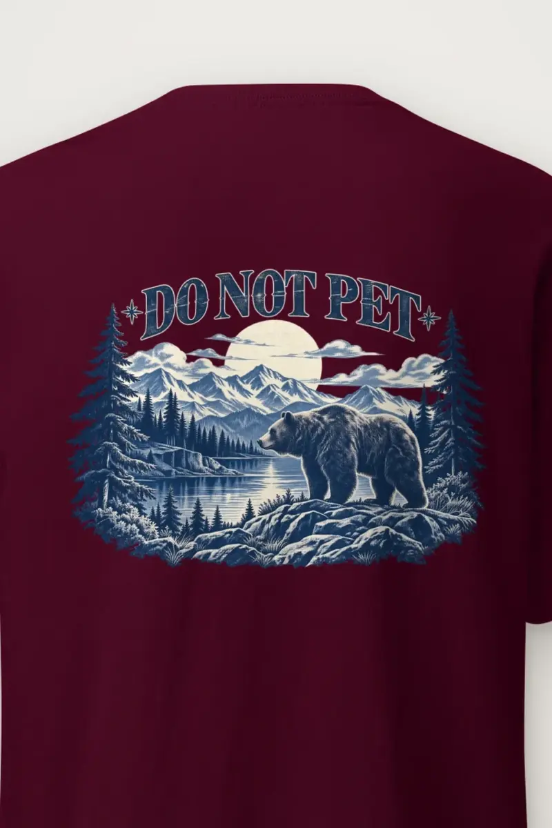 "Do Not Pet" Heavyweight Unisex Crewneck T-shirt
