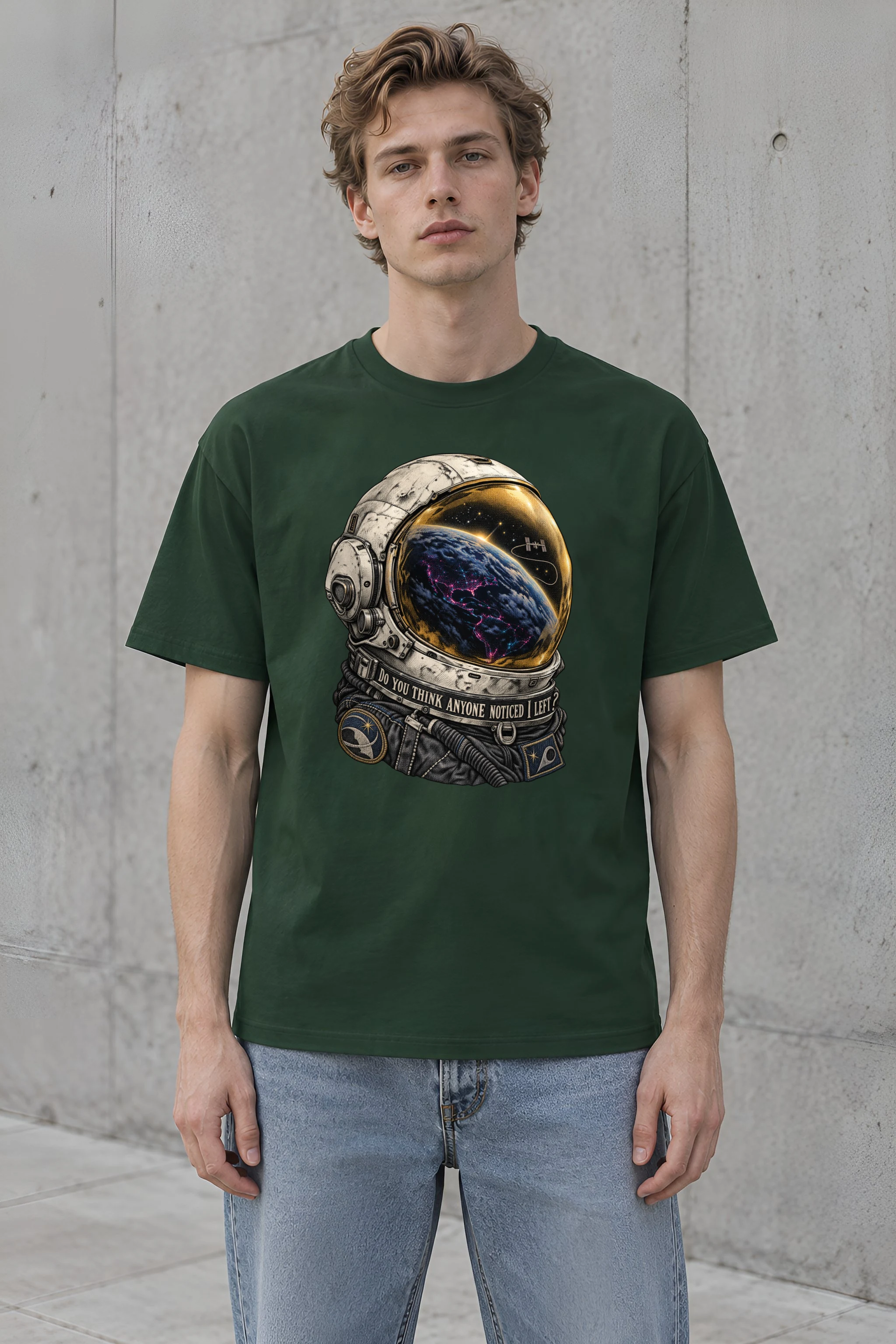 "Do You Think Anyone Noticed I Left" Heavyweight Unisex Crewneck T-shirt