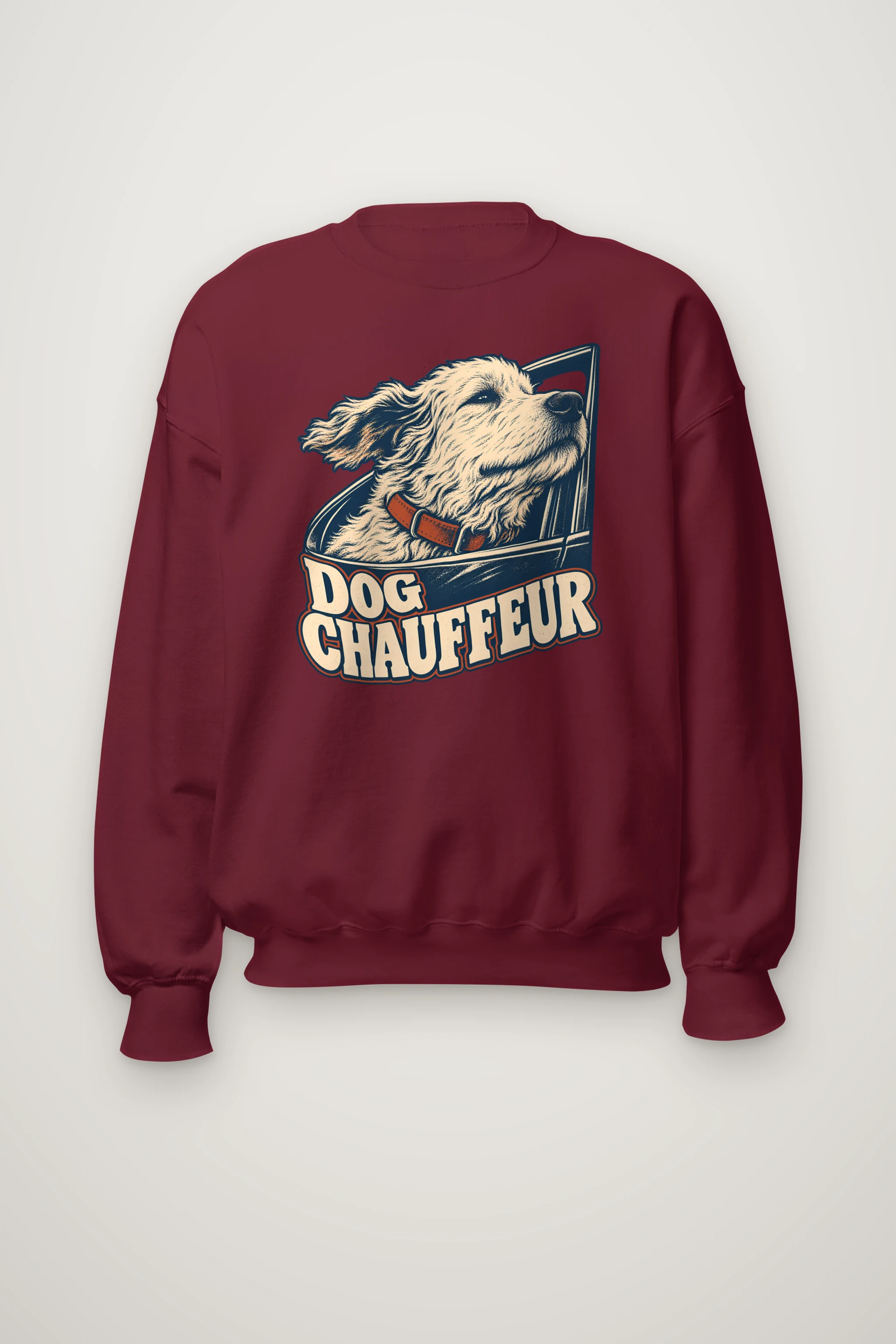 "Dog Chauffeur" Heavy Blend Unisex Crewneck Sweatshirt