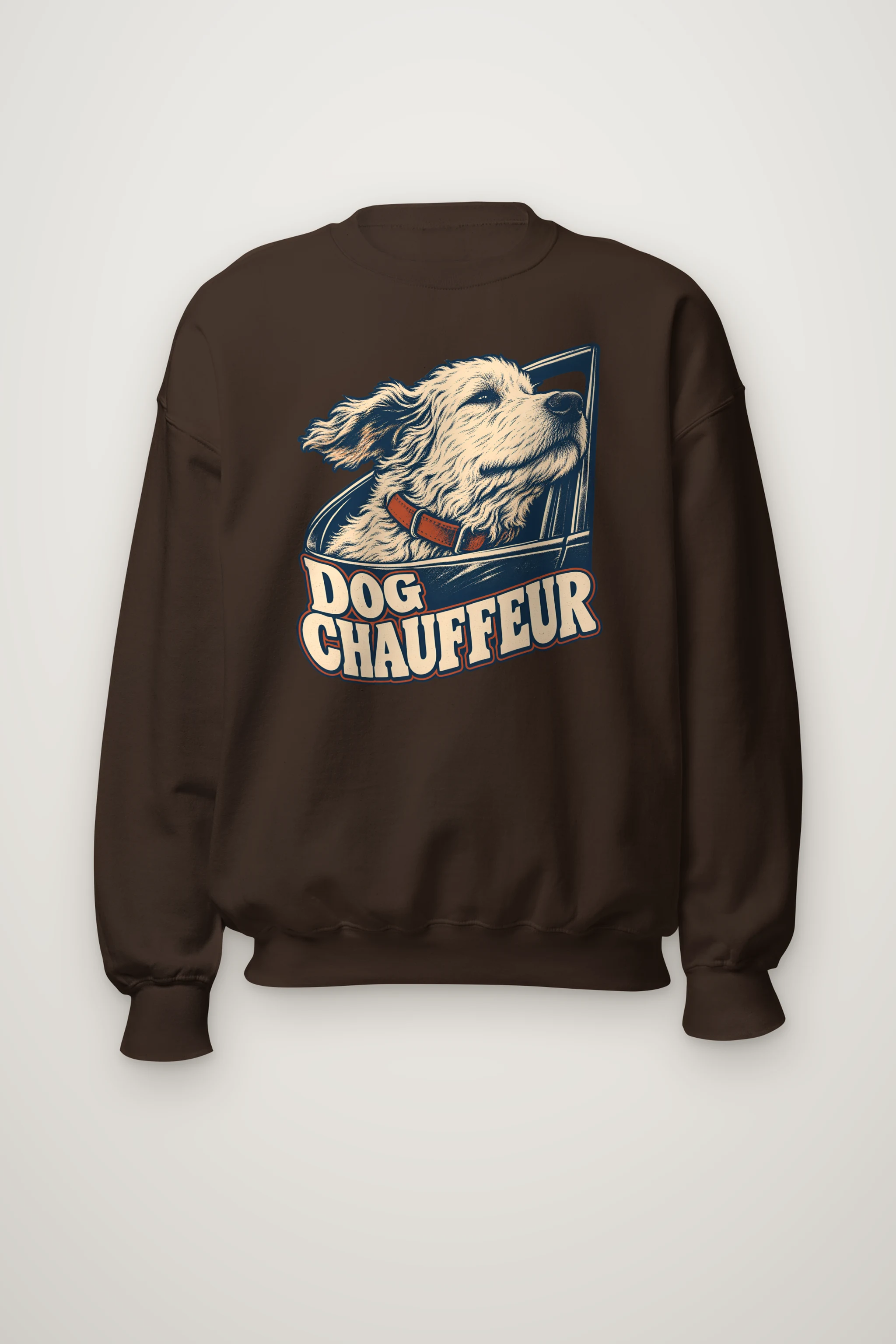 "Dog Chauffeur" Heavy Blend Unisex Crewneck Sweatshirt