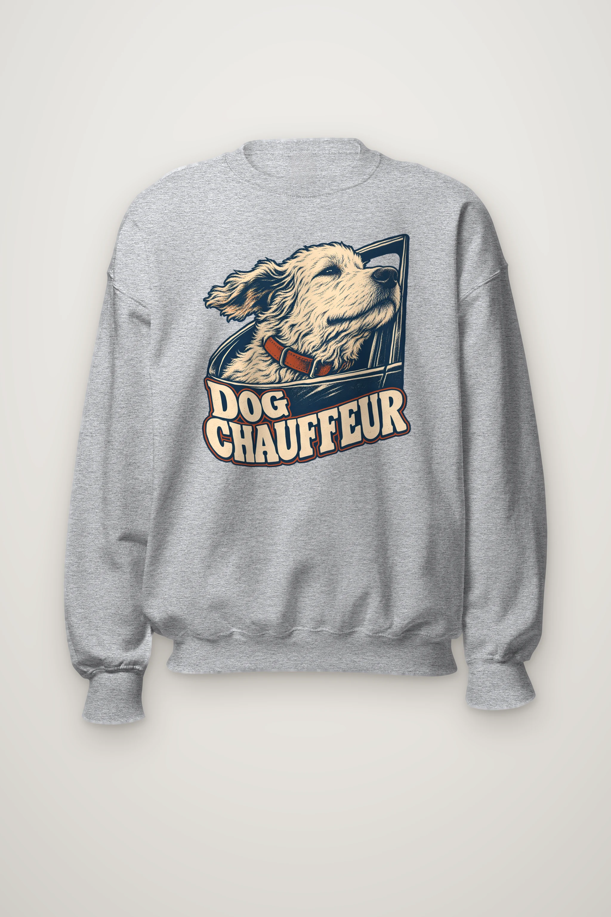 "Dog Chauffeur" Heavy Blend Unisex Crewneck Sweatshirt