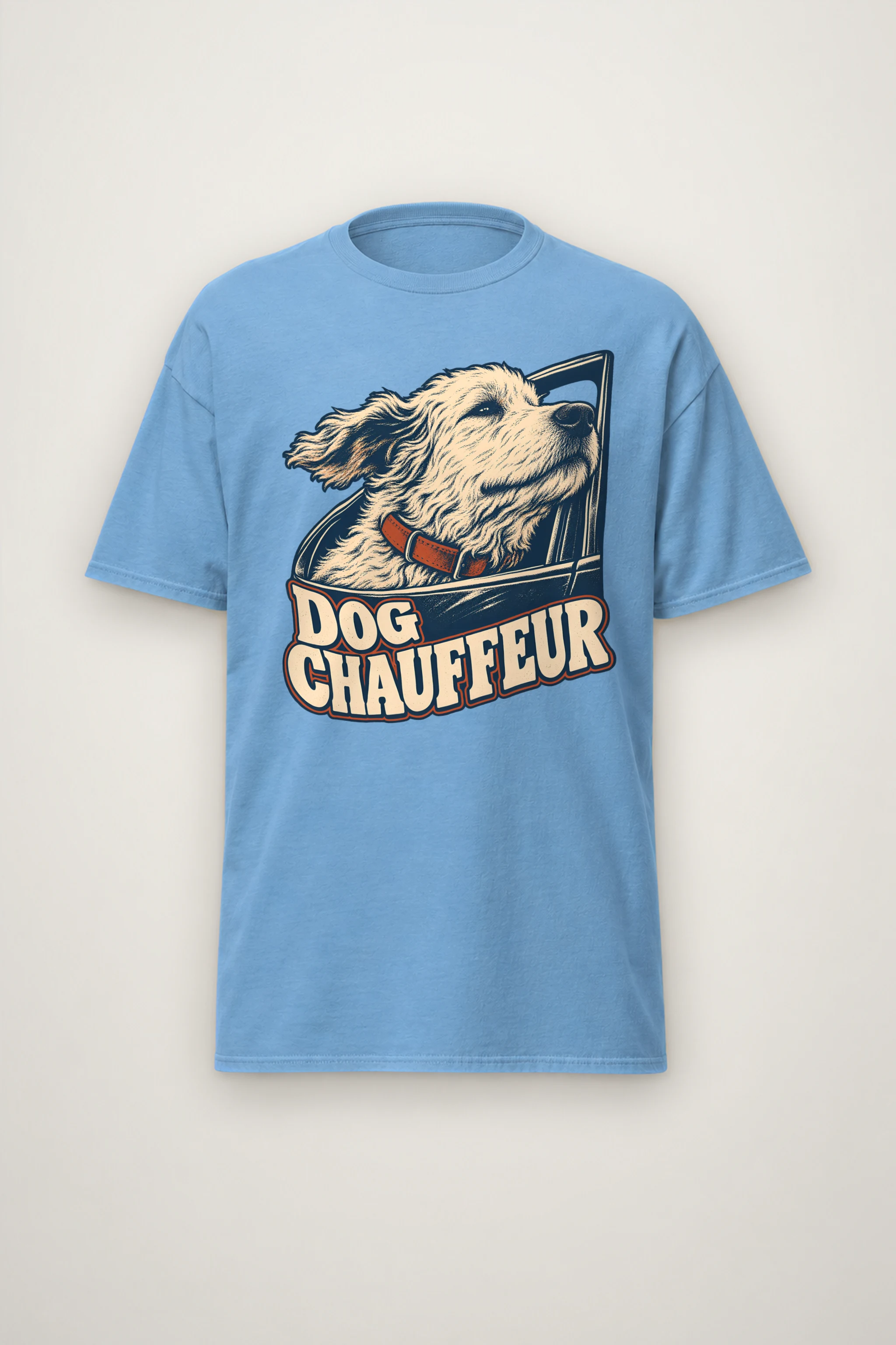 "Dog Chauffeur" Heavyweight Unisex Crewneck T-shirt