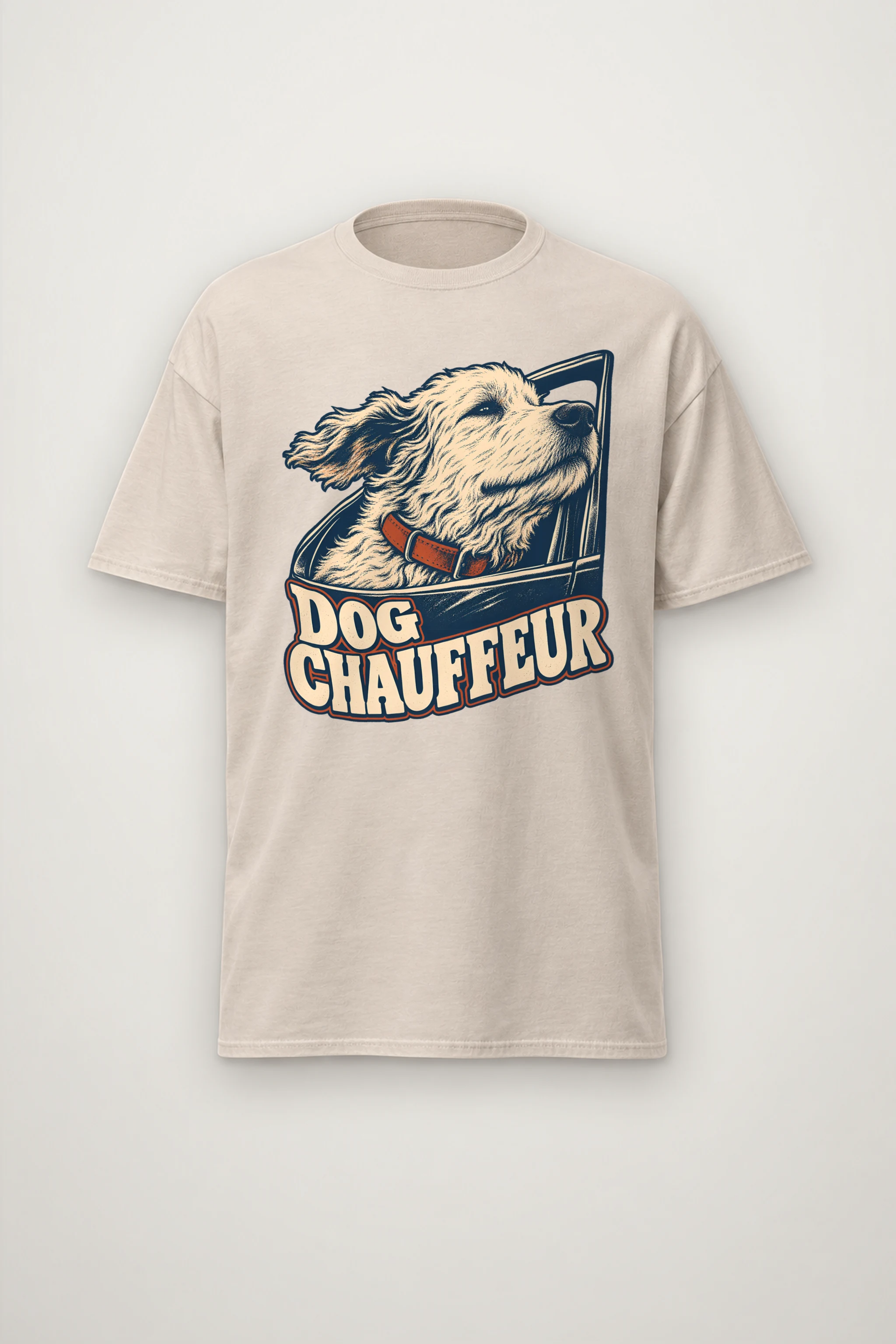 "Dog Chauffeur" Heavyweight Unisex Crewneck T-shirt