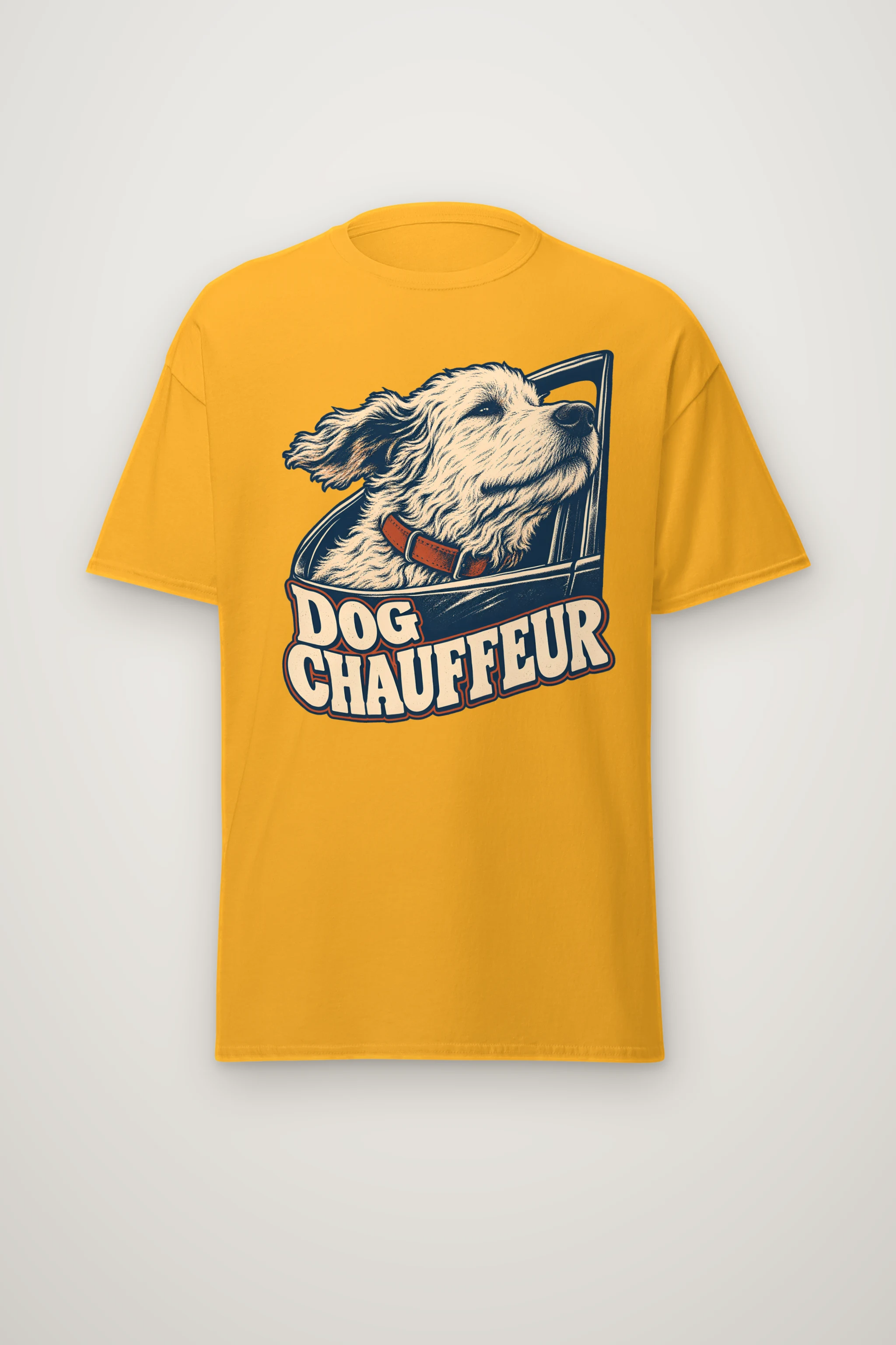 "Dog Chauffeur" Heavyweight Unisex Crewneck T-shirt
