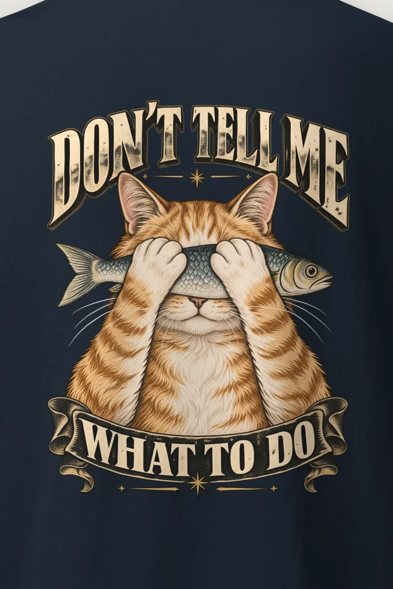 "Don’t Tell Me What To Do" Heavyweight Unisex Crewneck T-shirt