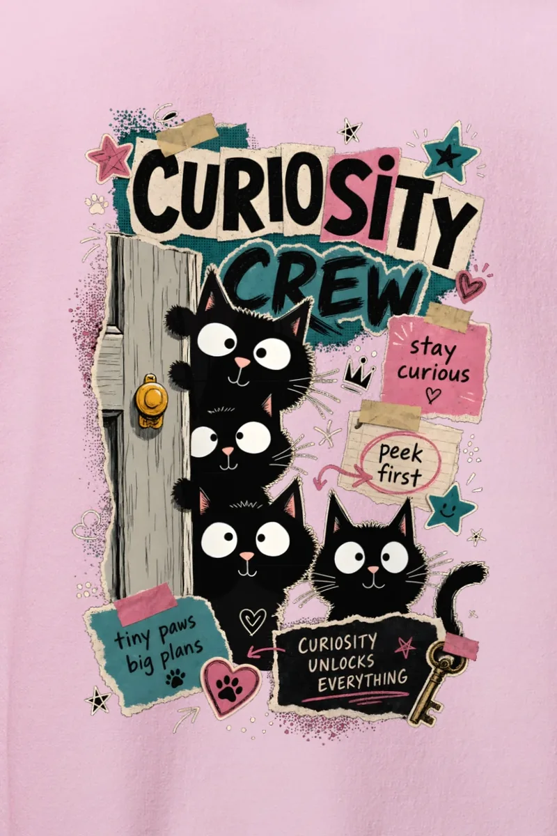 "Doorway Black Cat Trio" Heavy Blend Unisex Pullover Hoodie