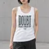 "Doubt Can Be a Form of Care" Unisex Jersey Tank