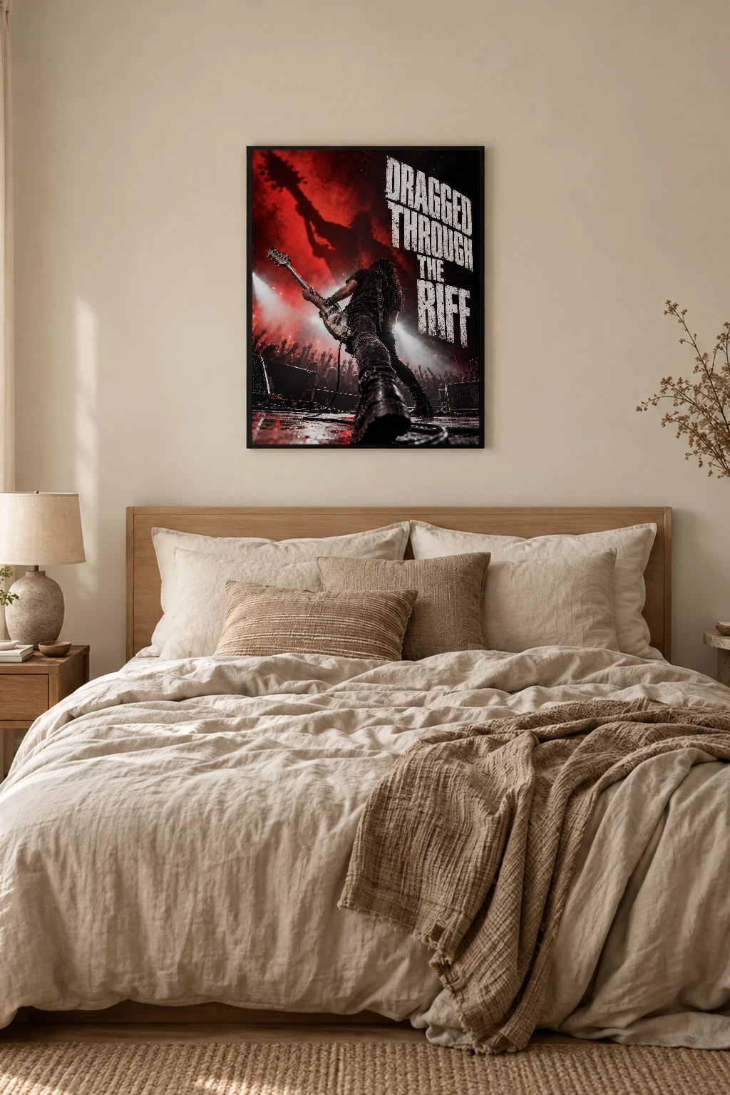 "Dragged Through the Riff" Premium Wooden Framed Poster
