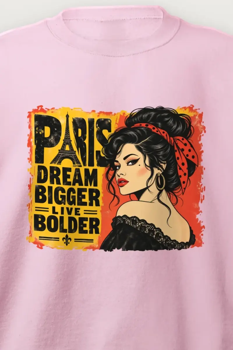 "Dream Bigger Paris" Heavy Blend Unisex Crewneck Sweatshirt
