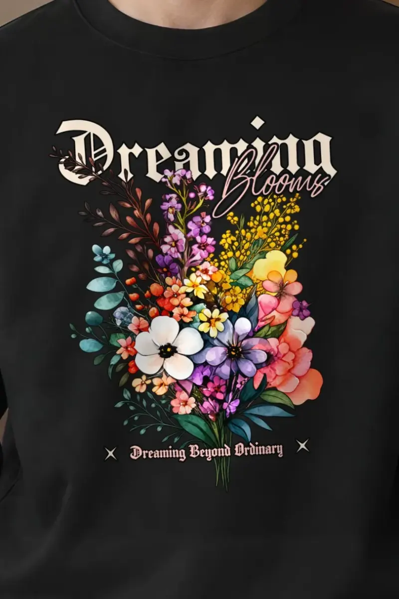 "Dreaming Blooms" Heavy Blend Unisex Crewneck Sweatshirt