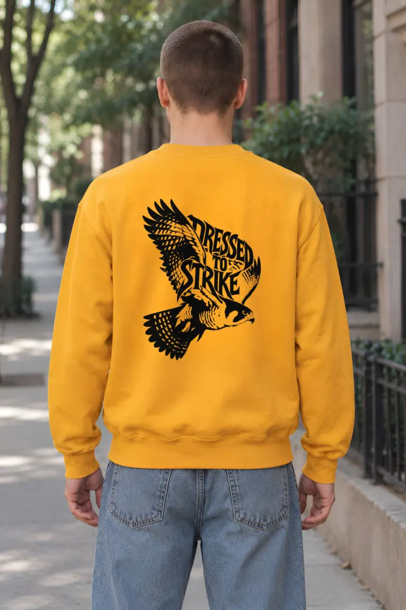 "Dressed to Strike" Heavy Blend Unisex Crewneck Sweatshirt