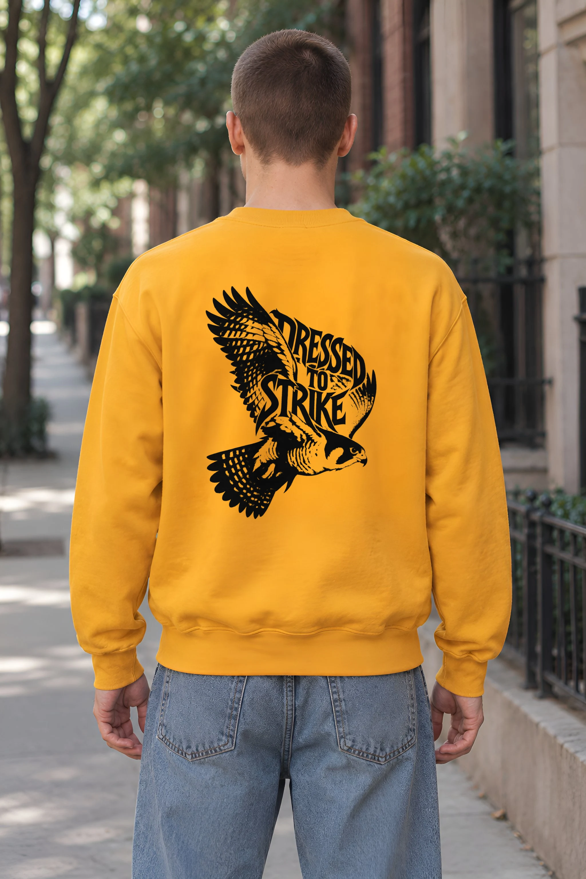 "Dressed to Strike" Heavy Blend Unisex Crewneck Sweatshirt
