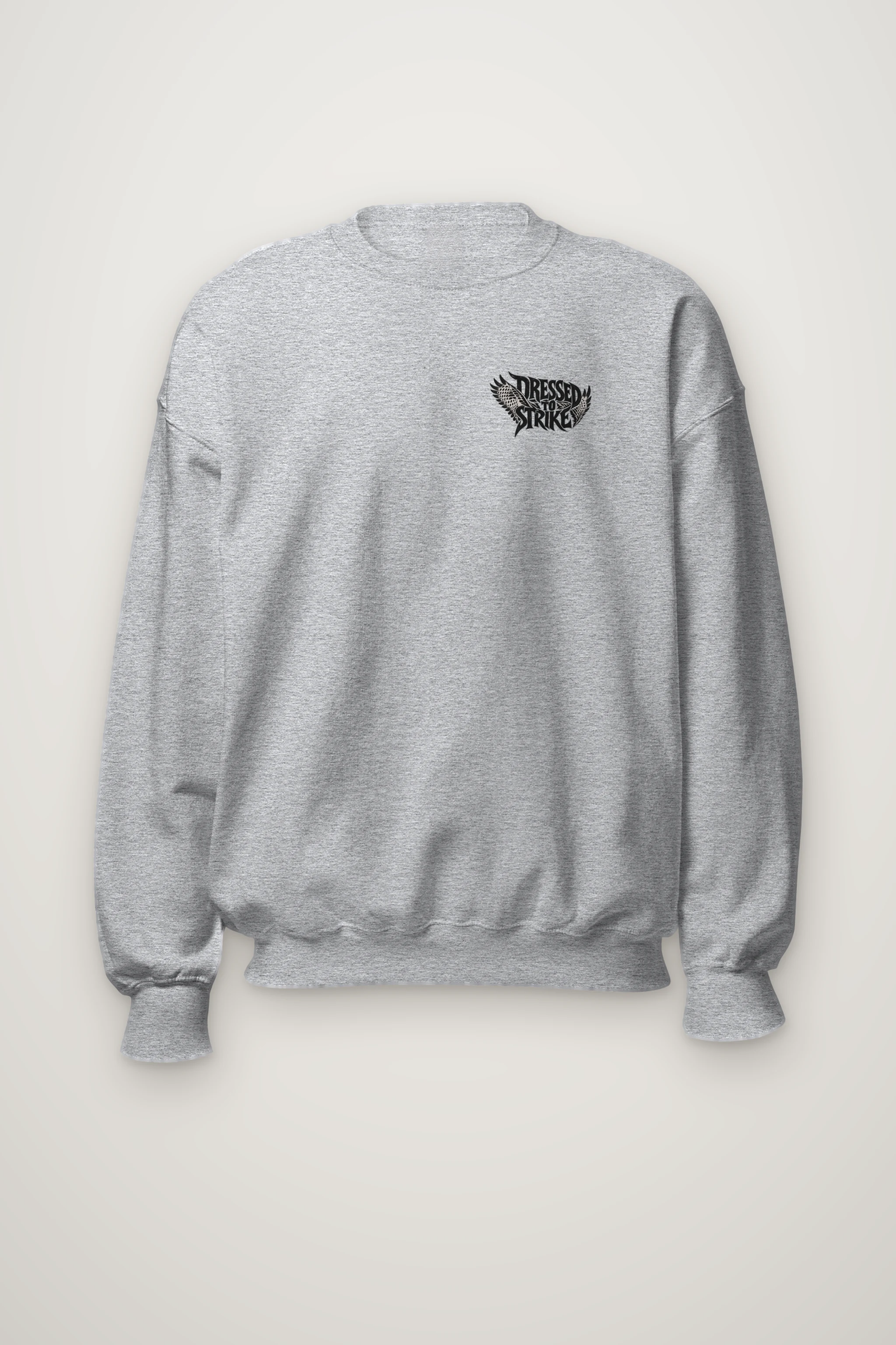 "Dressed to Strike" Heavy Blend Unisex Crewneck Sweatshirt