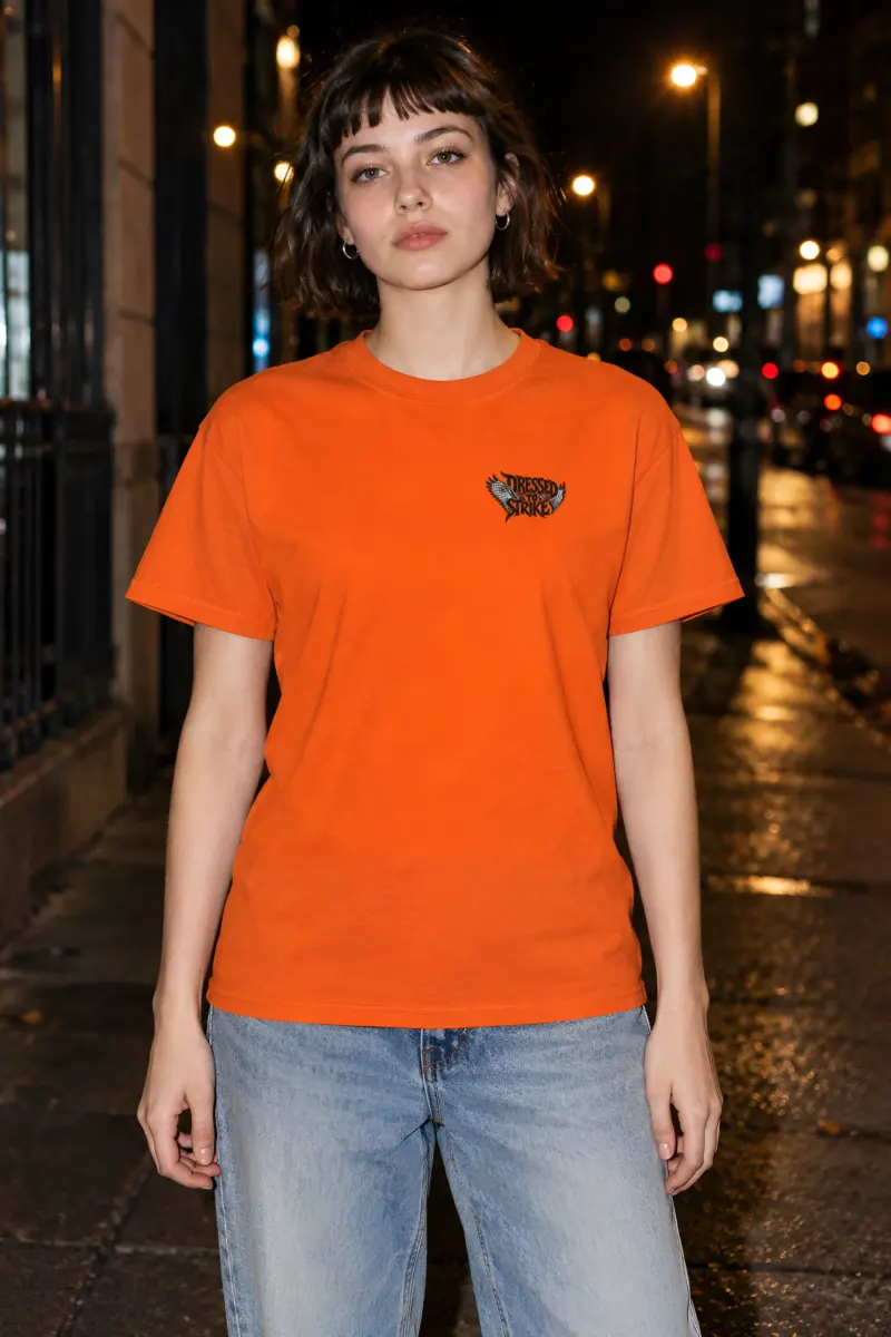"Dressed to Strike" Heavyweight Unisex Crewneck T-shirt