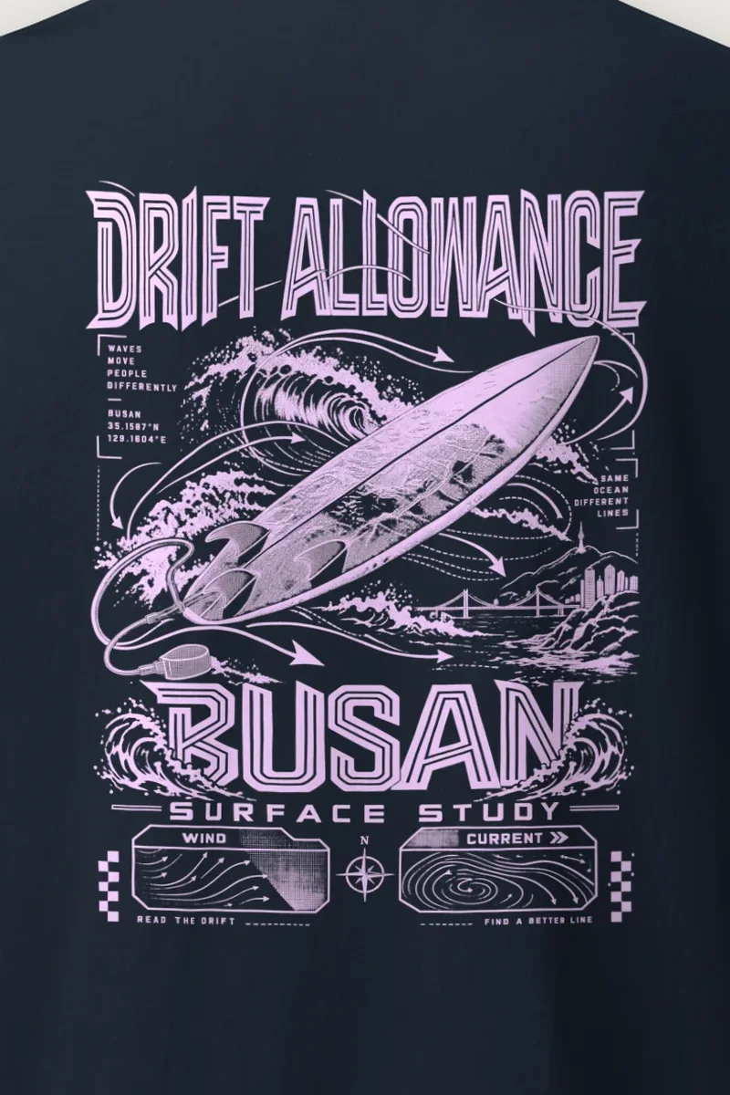 "Drift Allowance" Heavyweight Unisex Crewneck T-shirt