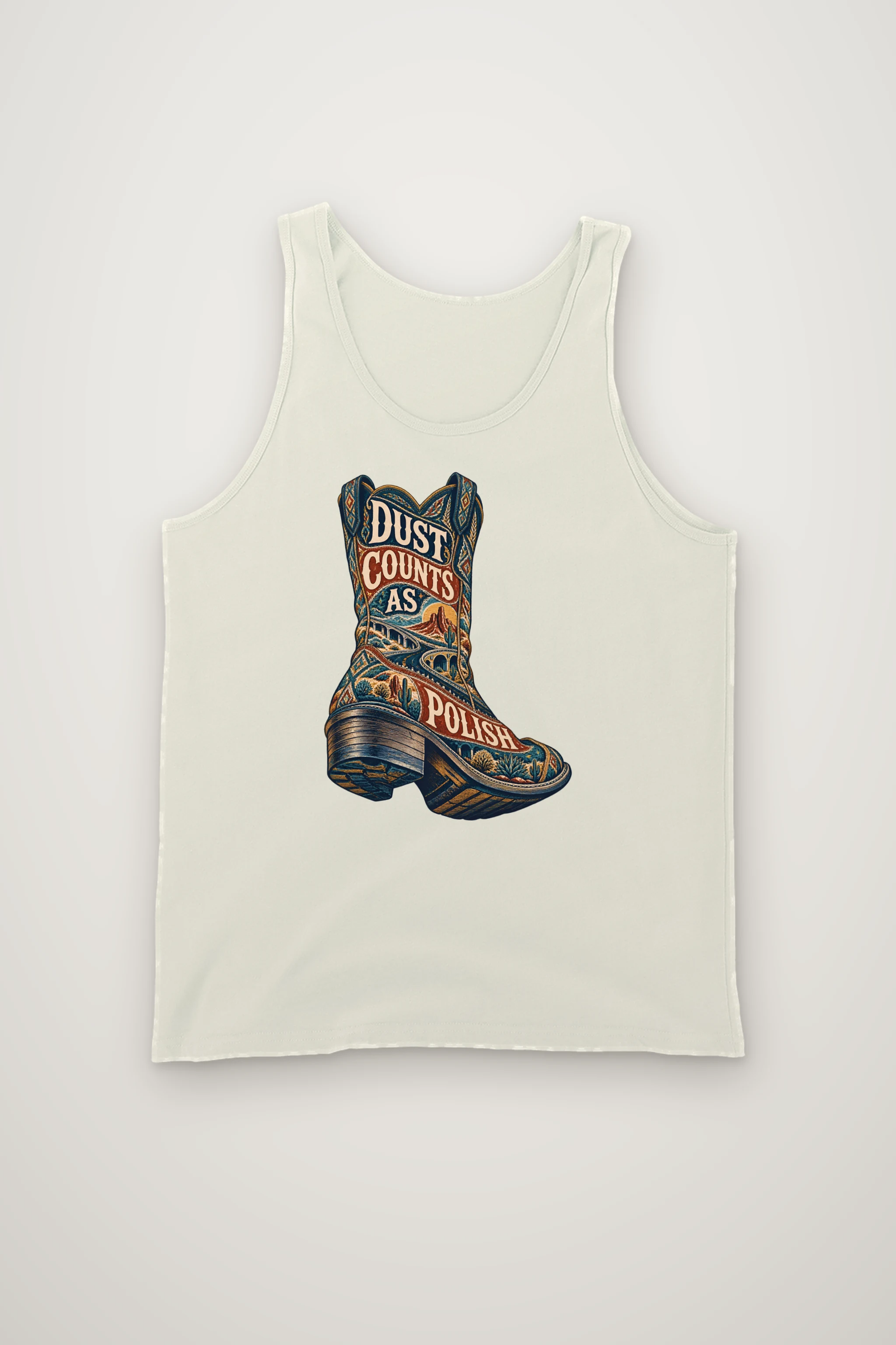 "Dust Counts as Polish" Unisex Jersey Tank