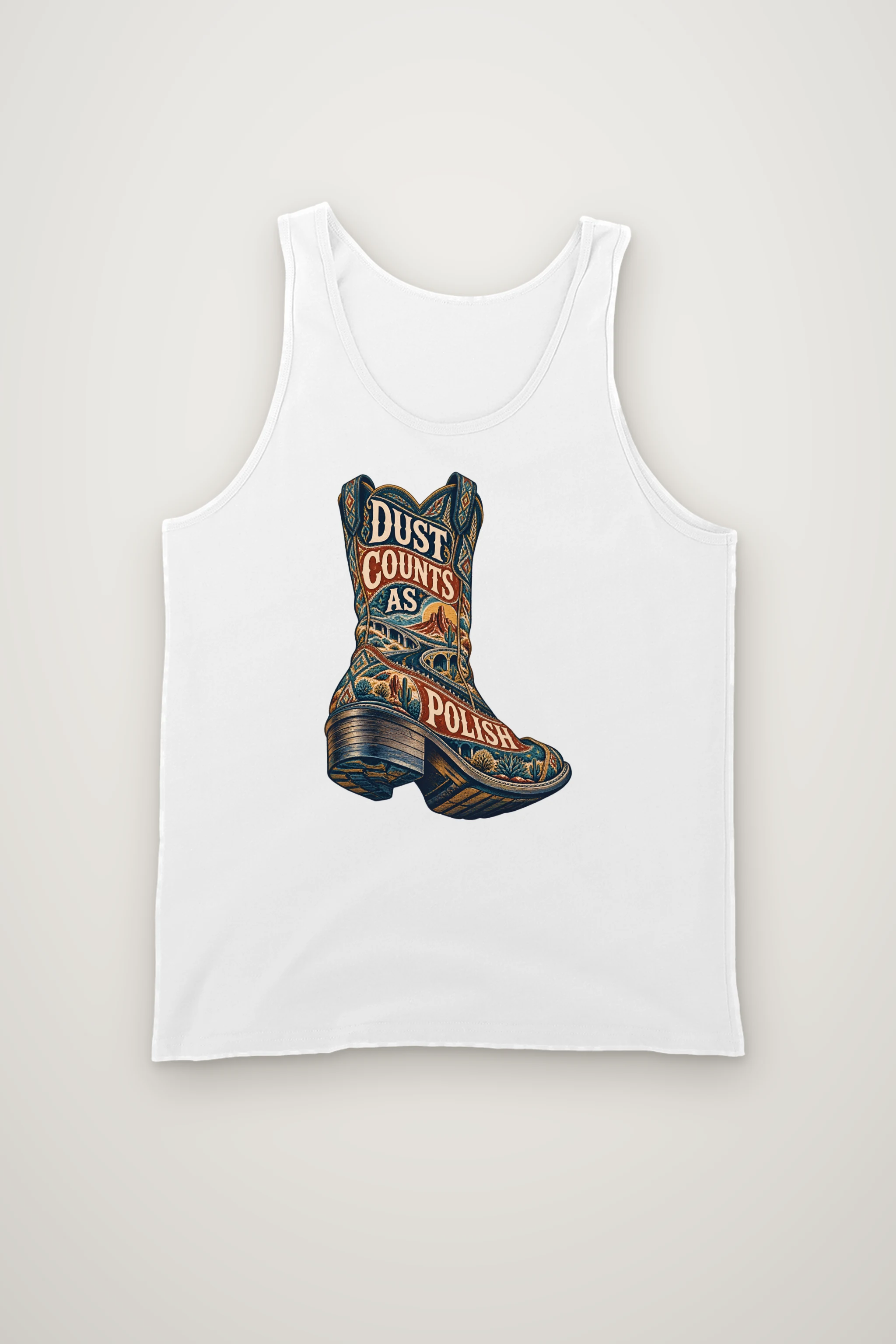 "Dust Counts as Polish" Unisex Jersey Tank
