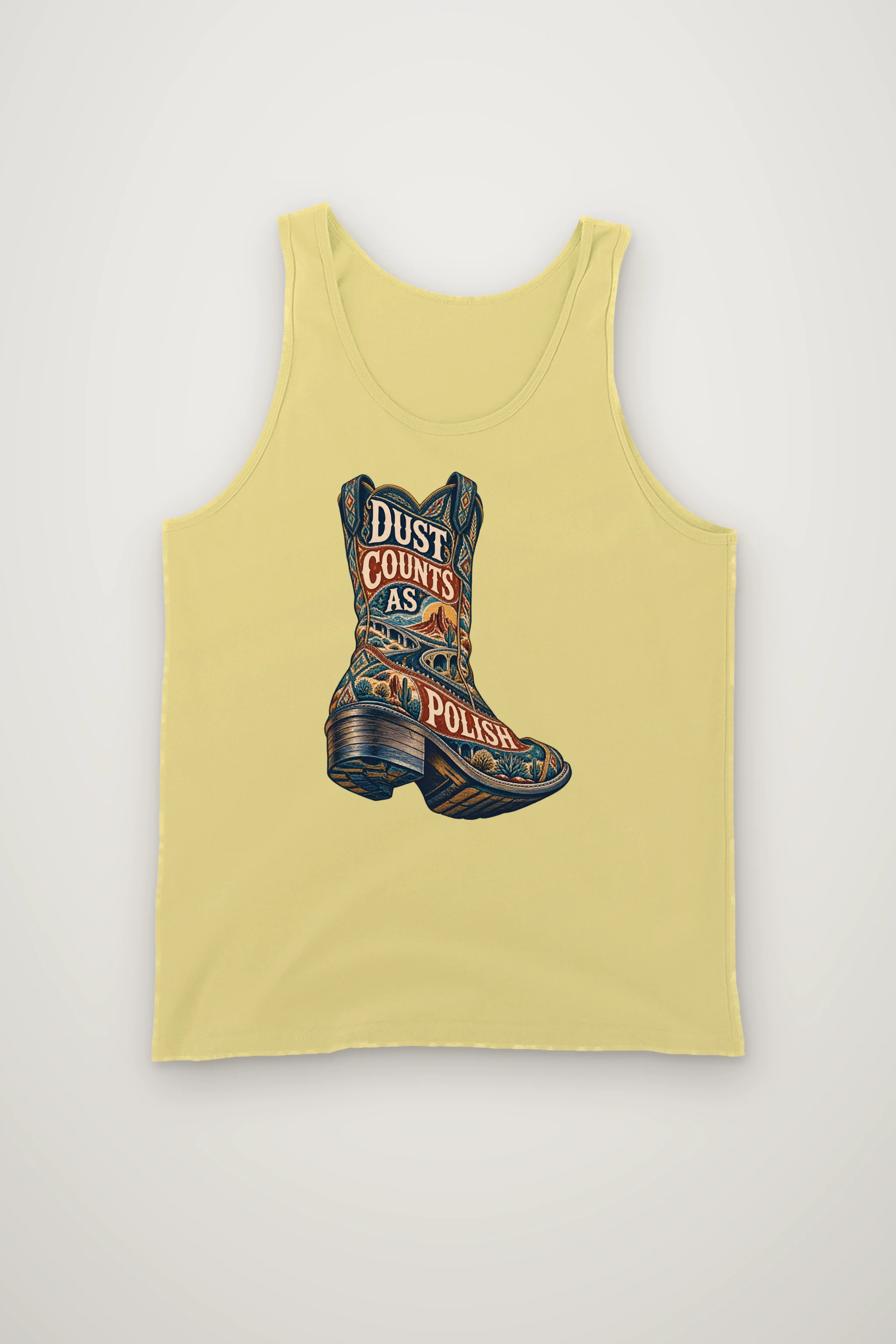 "Dust Counts as Polish" Unisex Jersey Tank