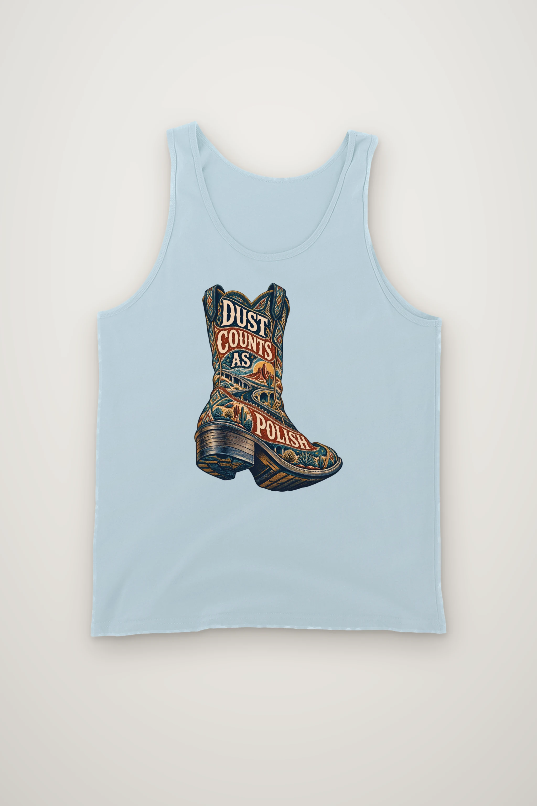 "Dust Counts as Polish" Unisex Jersey Tank