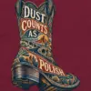 "Dust Counts as Polish" Unisex Longsleeve T-shirt