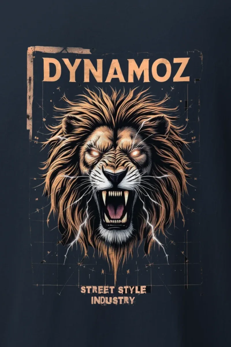"DynamoZ Lion Roar" Heavyweight Unisex Crewneck T-shirt