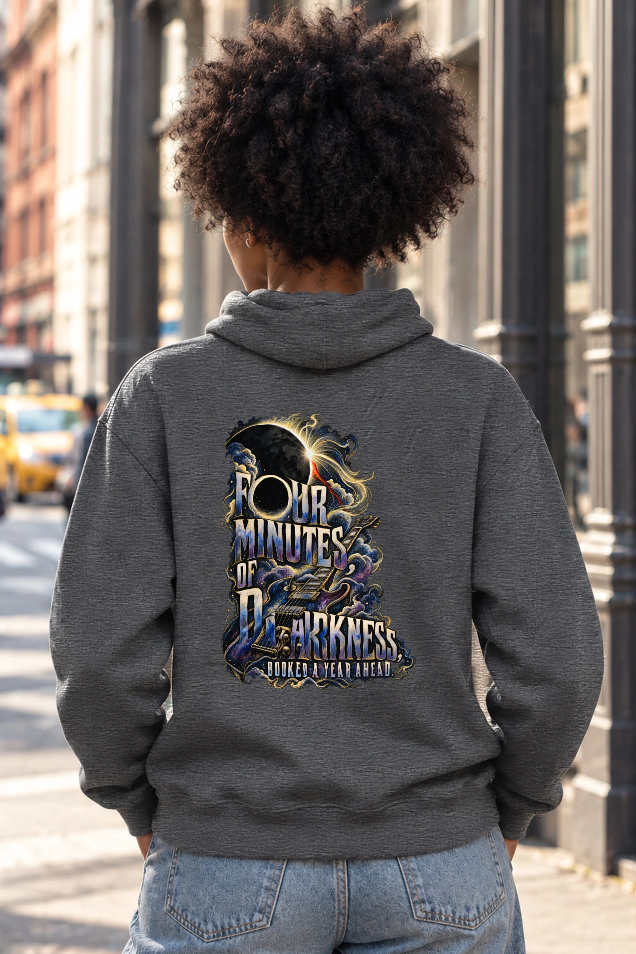 "Eclipse Guitar" Unisex Pullover Hoodie