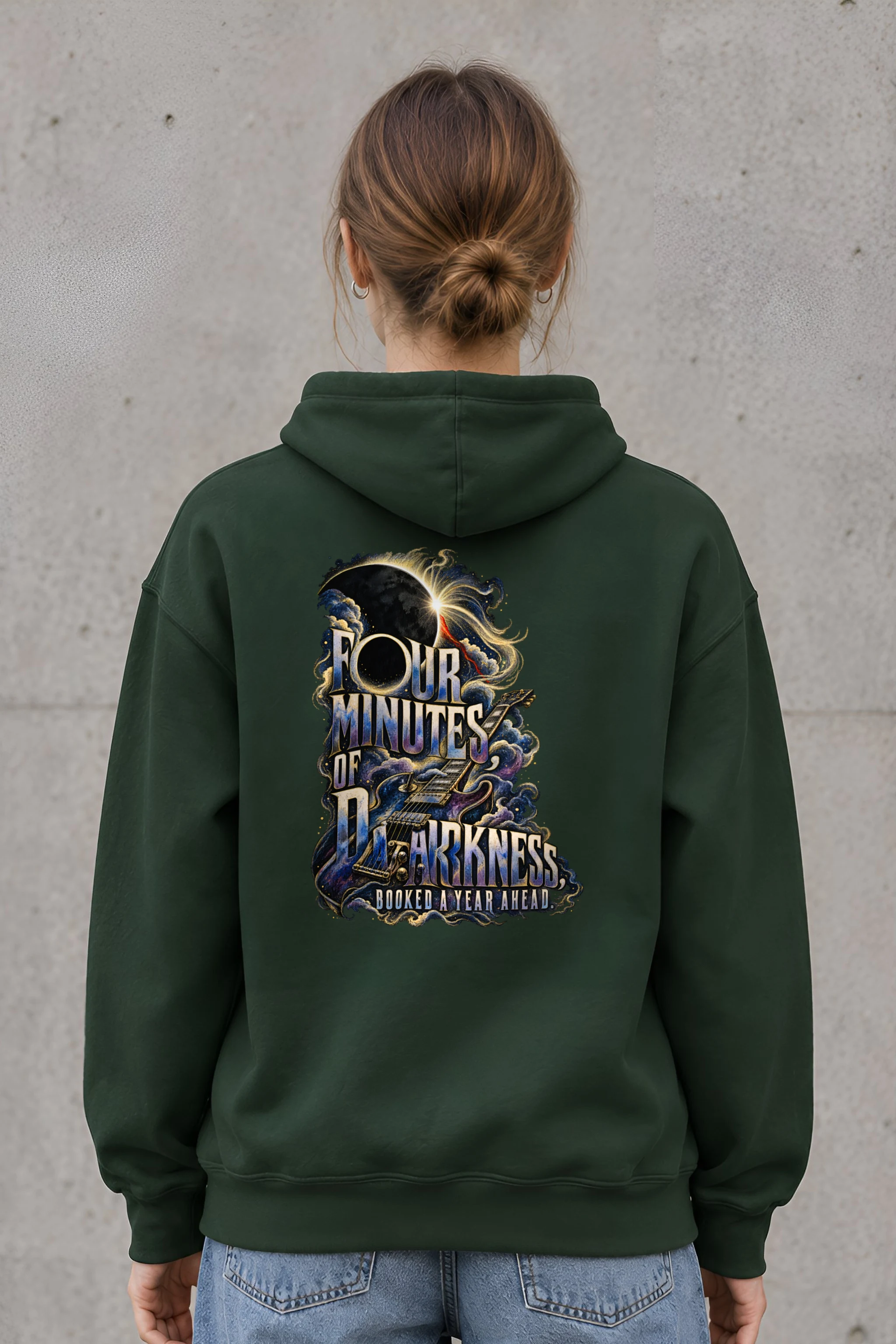 "Eclipse Guitar" Unisex Pullover Hoodie