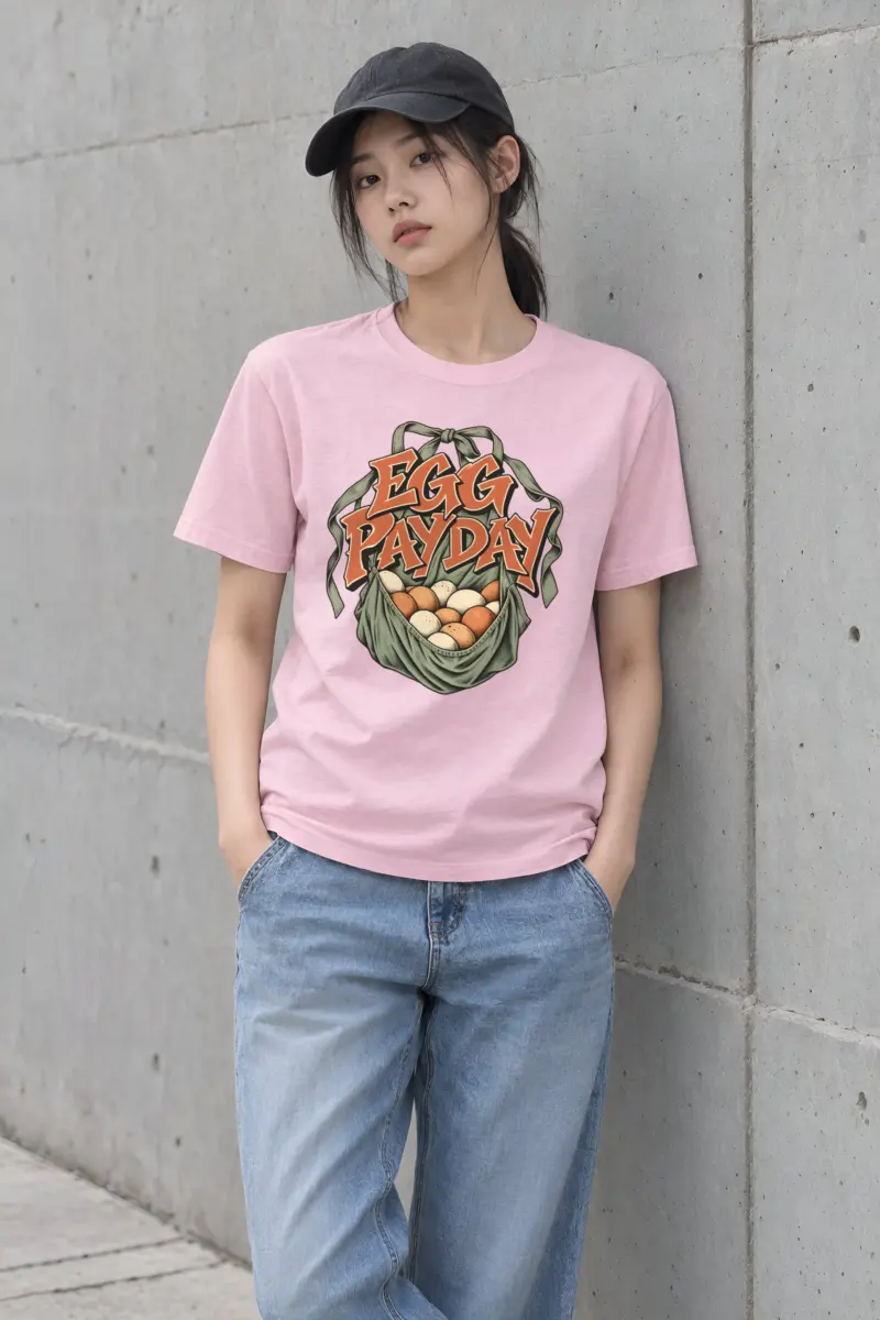 “Egg Payday” Heavyweight Unisex Crewneck T-shirt