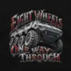 "Eight Wheels One Way Through" Unisex Longsleeve T-shirt