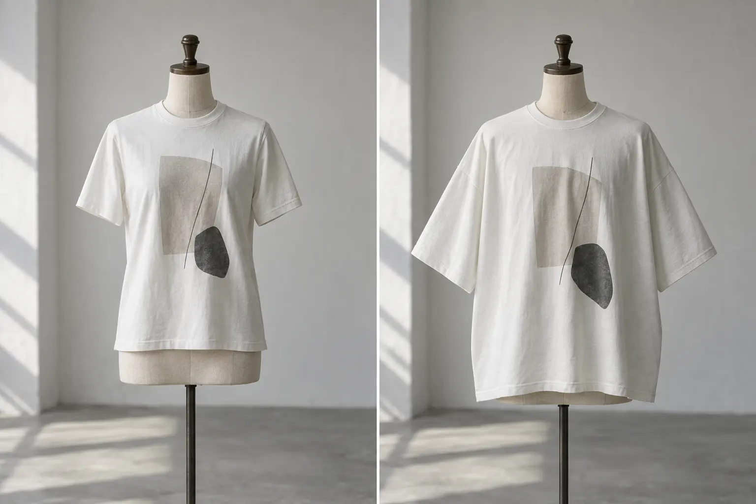 Oversized vs Regular Fit Graphic Tee: Choose Shape, Not Size