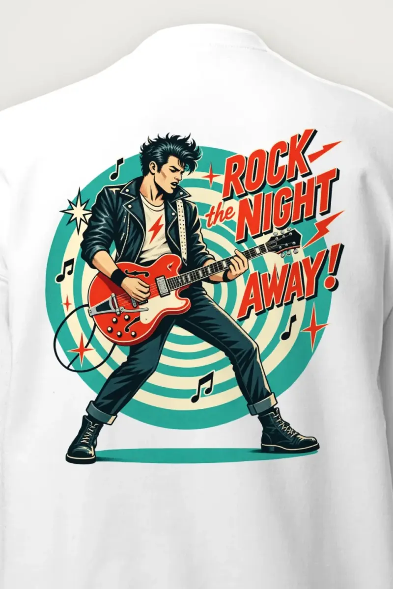 "Electric Midnight Riot" Heavy Blend Unisex Crewneck Sweatshirt