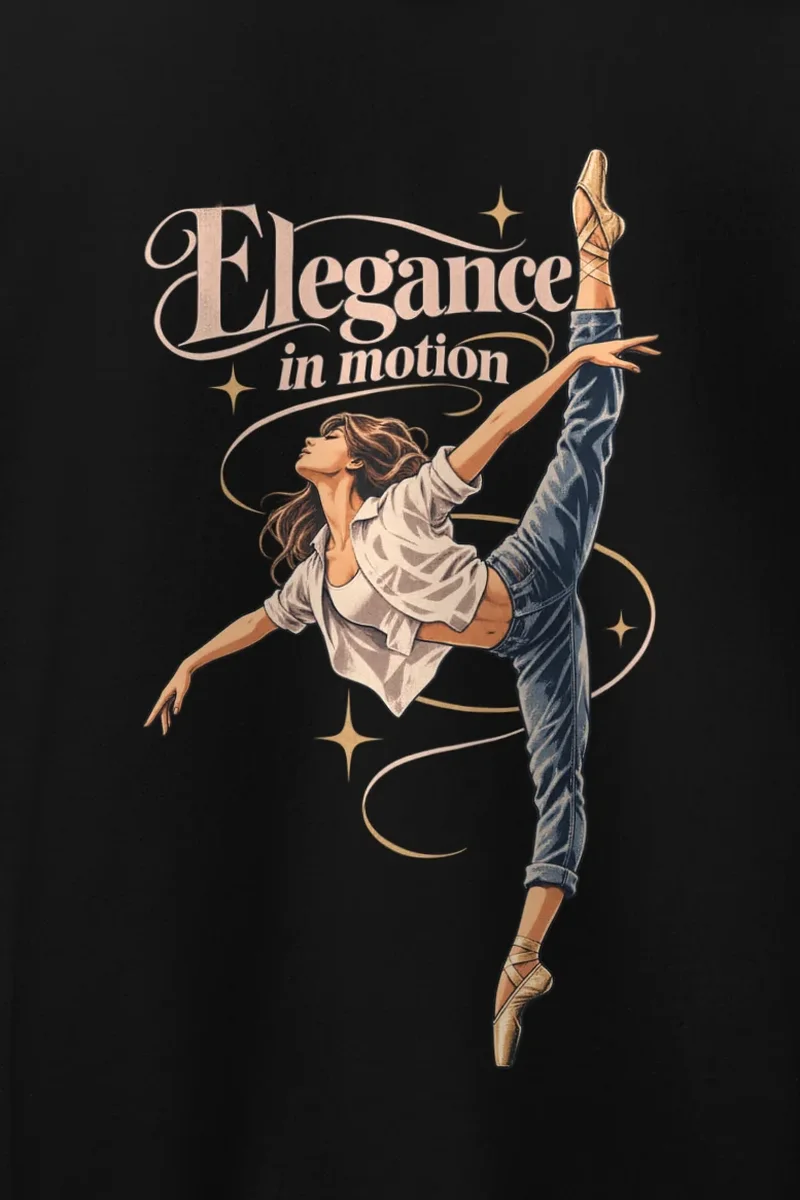 "Elegance In Motion" Heavy Blend Unisex Pullover Hoodie