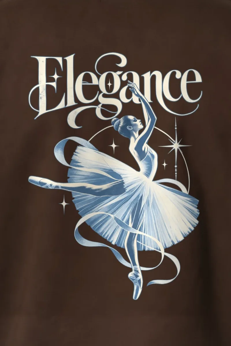 "Elegance Leap" 1 Crewneck Sweatshirt - the graphic up close