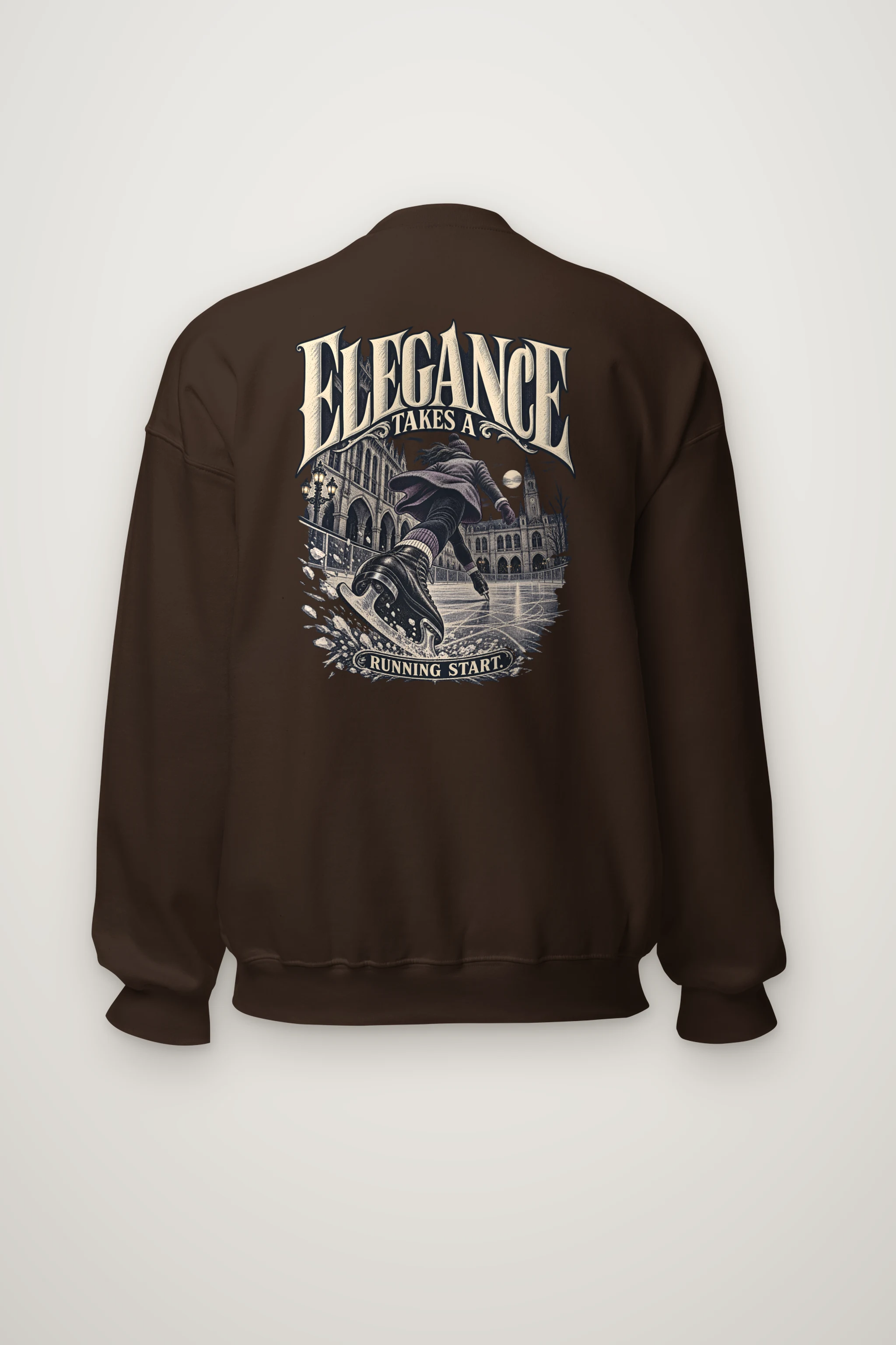 "Elegance Takes a Running Start" Heavy Blend Unisex Crewneck Sweatshirt