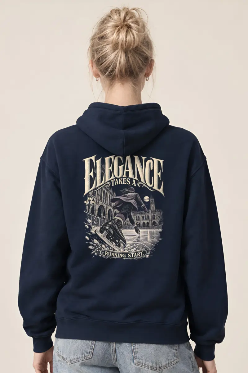 "Elegance Takes a Running Start" Heavy Blend Unisex Pullover Hoodie
