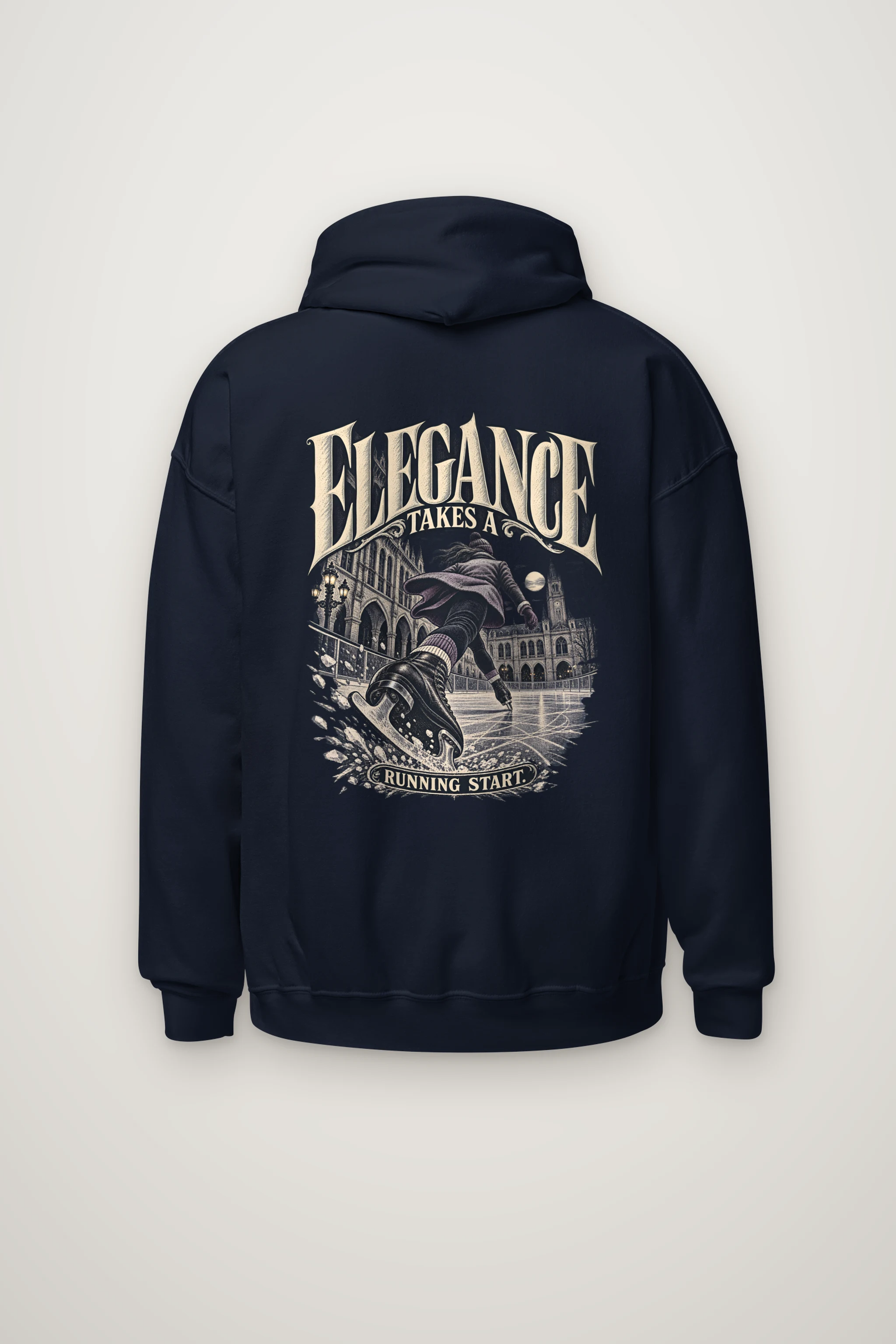 "Elegance Takes a Running Start" Heavy Blend Unisex Pullover Hoodie
