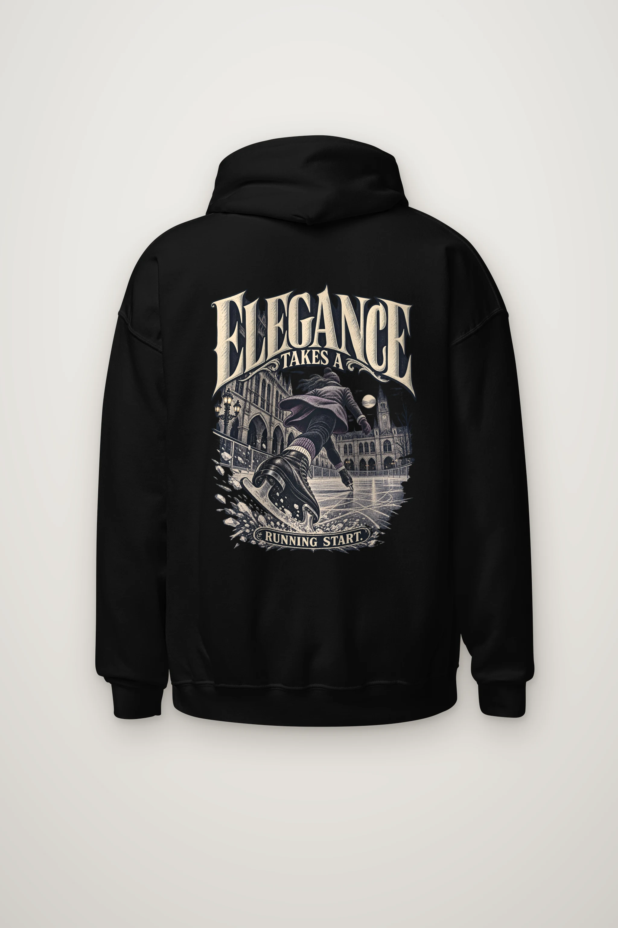 "Elegance Takes a Running Start" Heavy Blend Unisex Pullover Hoodie