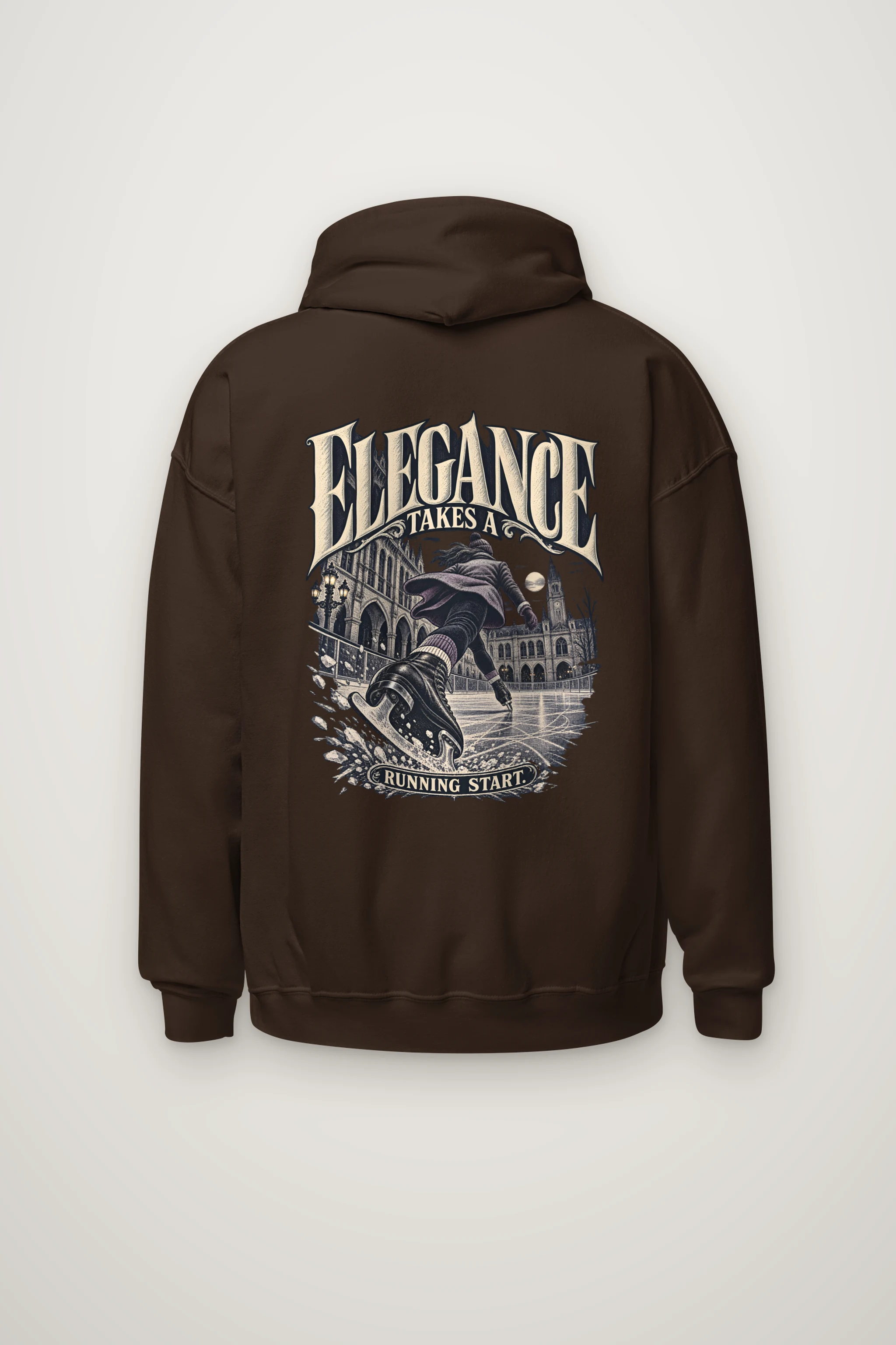 "Elegance Takes a Running Start" Heavy Blend Unisex Pullover Hoodie