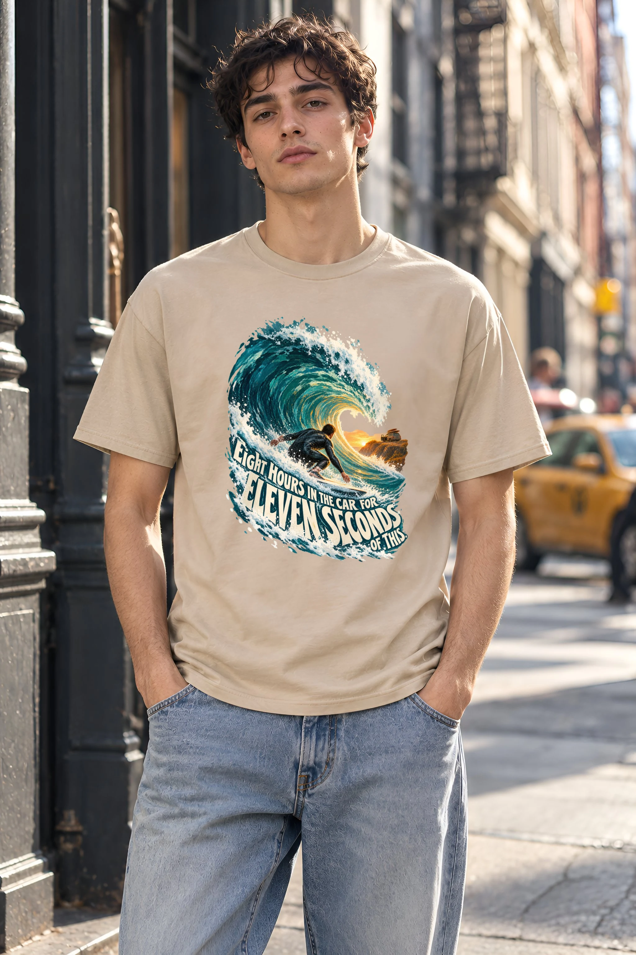 "Eleven Seconds Of This" Heavyweight Unisex Crewneck T-shirt